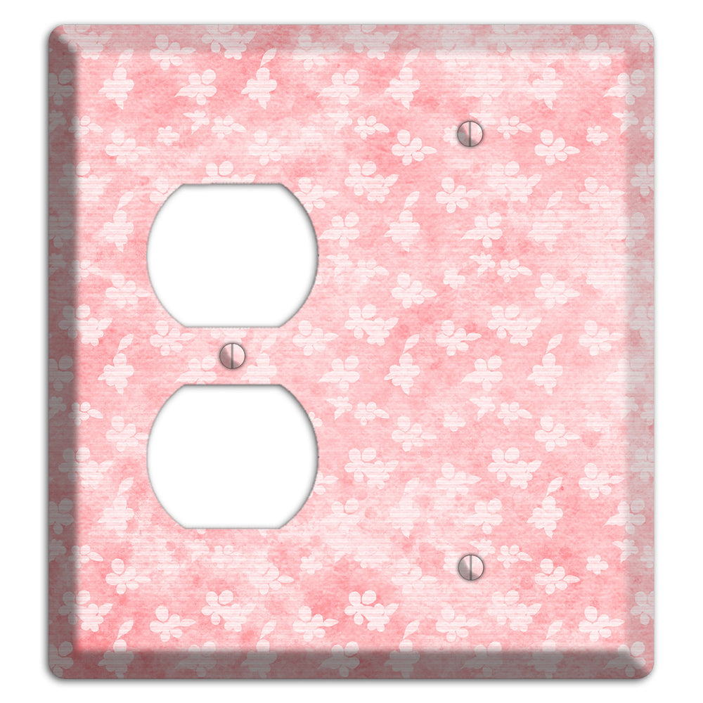 Abbey Soft Coral Duplex / Blank Wallplate