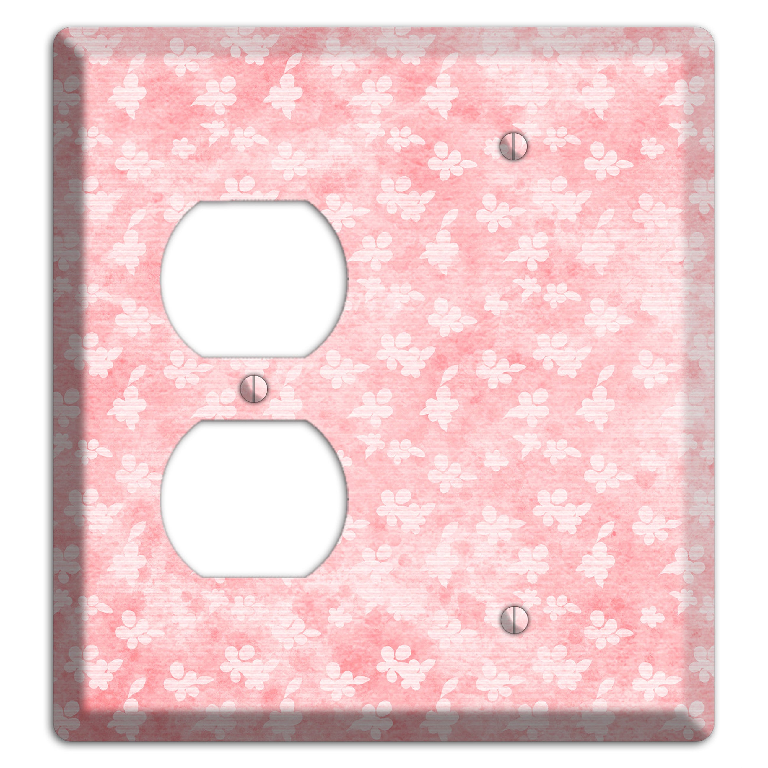 Abbey Soft Coral Duplex / Blank Wallplate