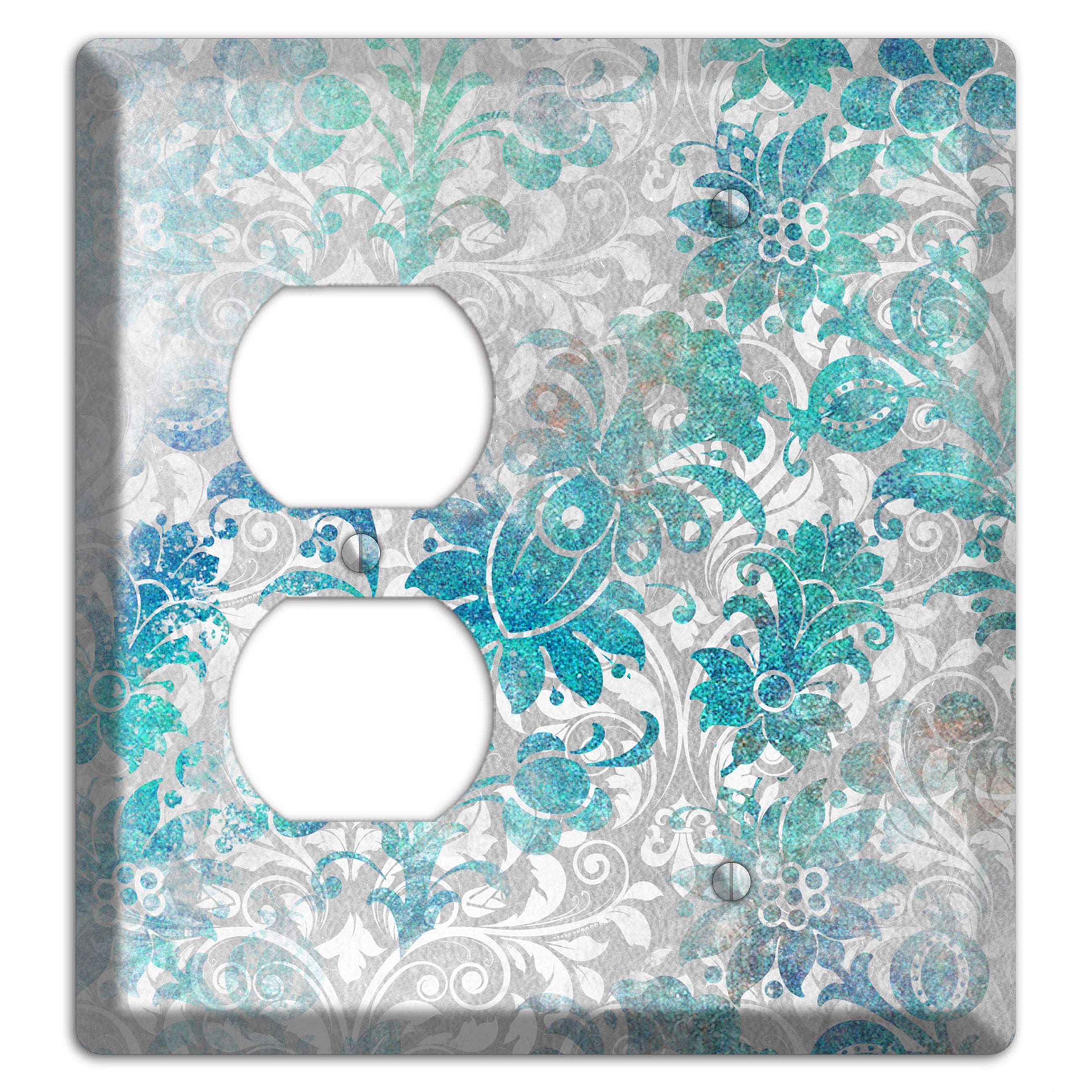 Gulf Stream Whimsical Damask Duplex / Blank Wallplate