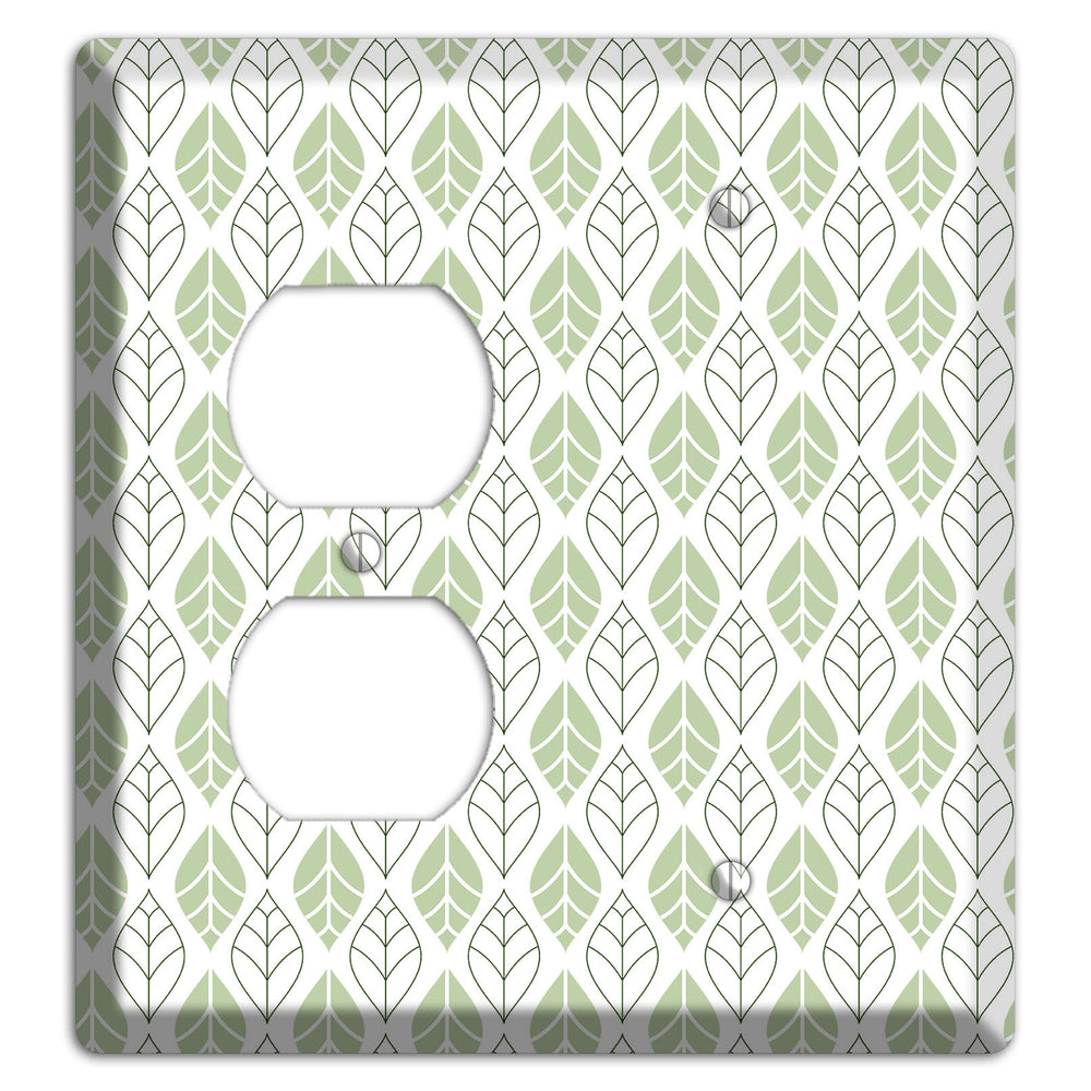 Leaves Style W Duplex / Blank Wallplate