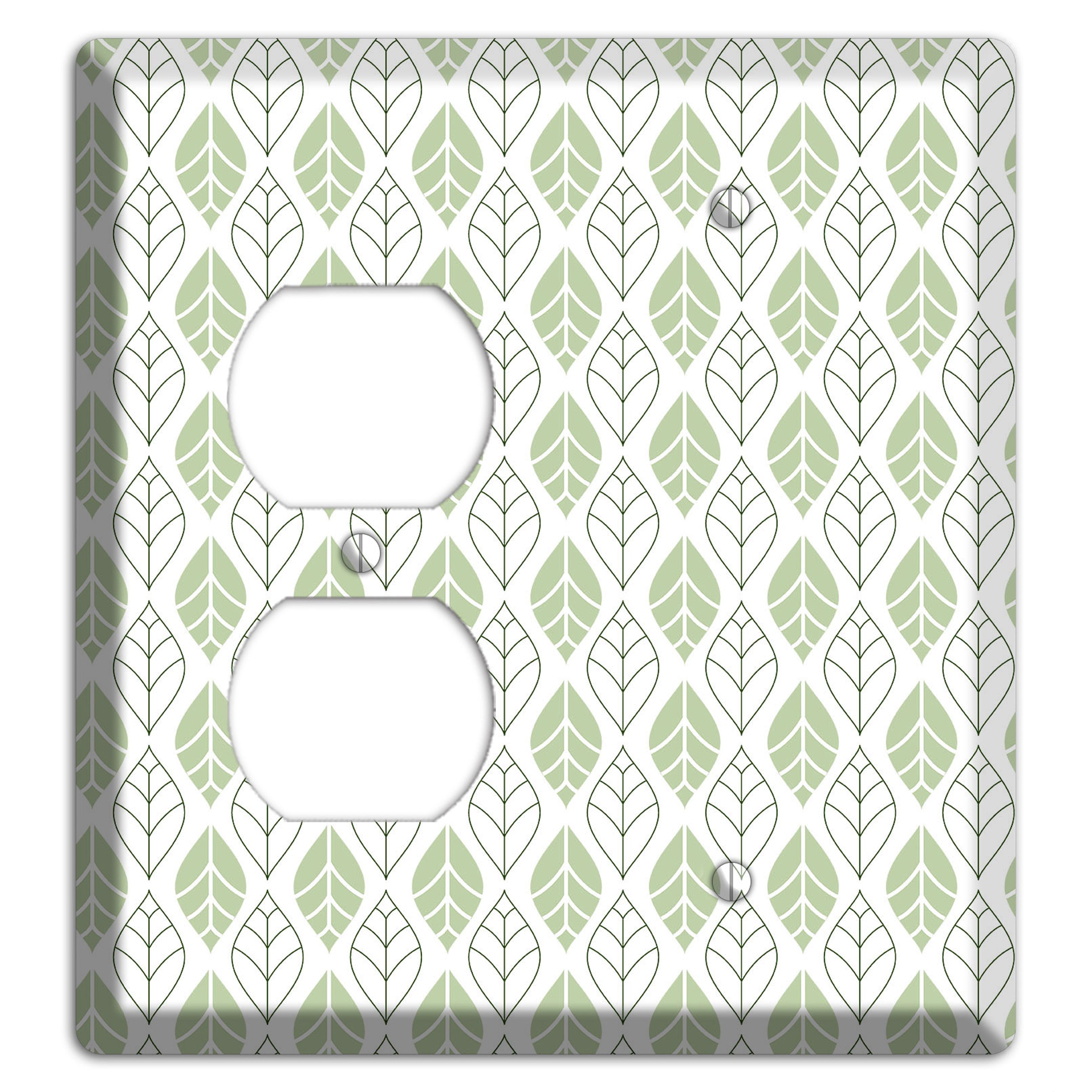 Leaves Style W Duplex / Blank Wallplate