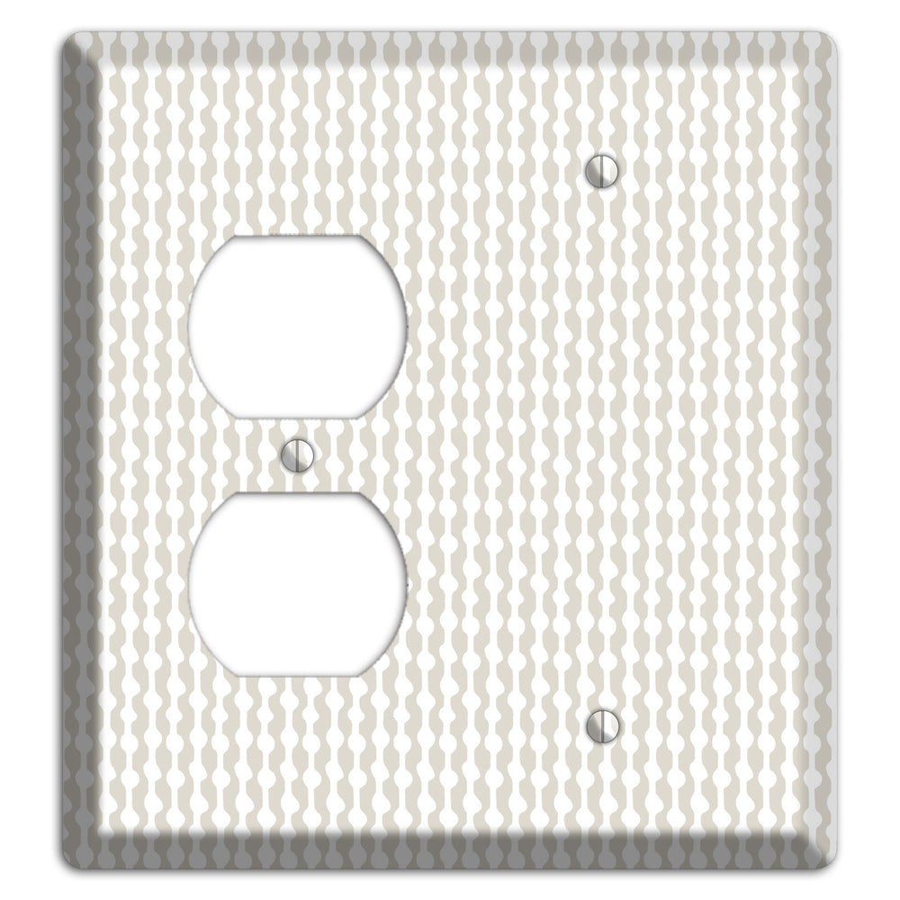 Simple Scandanavian Style C Duplex / Blank Wallplate
