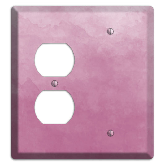 Purple Ombre Duplex / Blank Wallplate