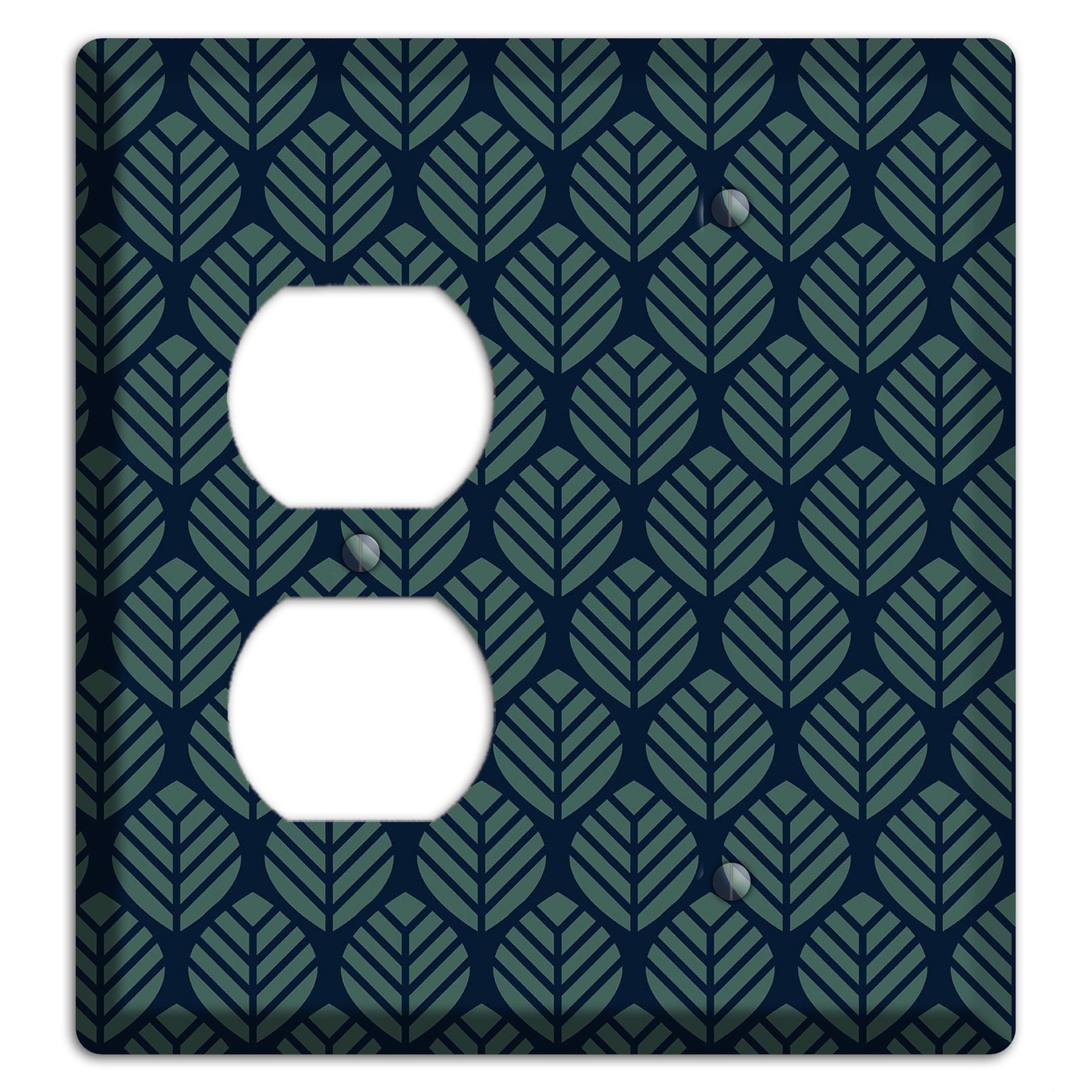 Leaves Style T Duplex / Blank Wallplate