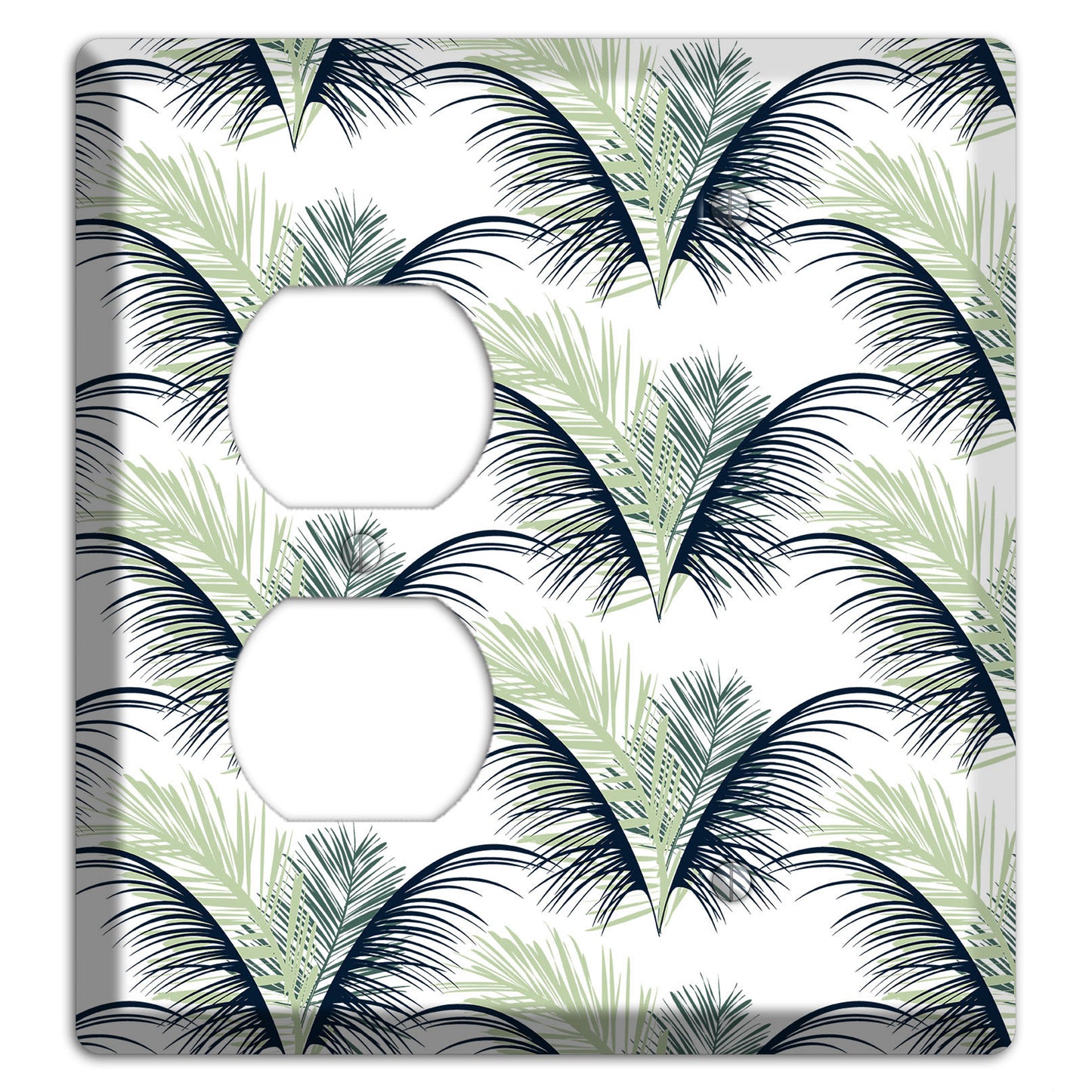 Leaves Style II Duplex / Blank Wallplate