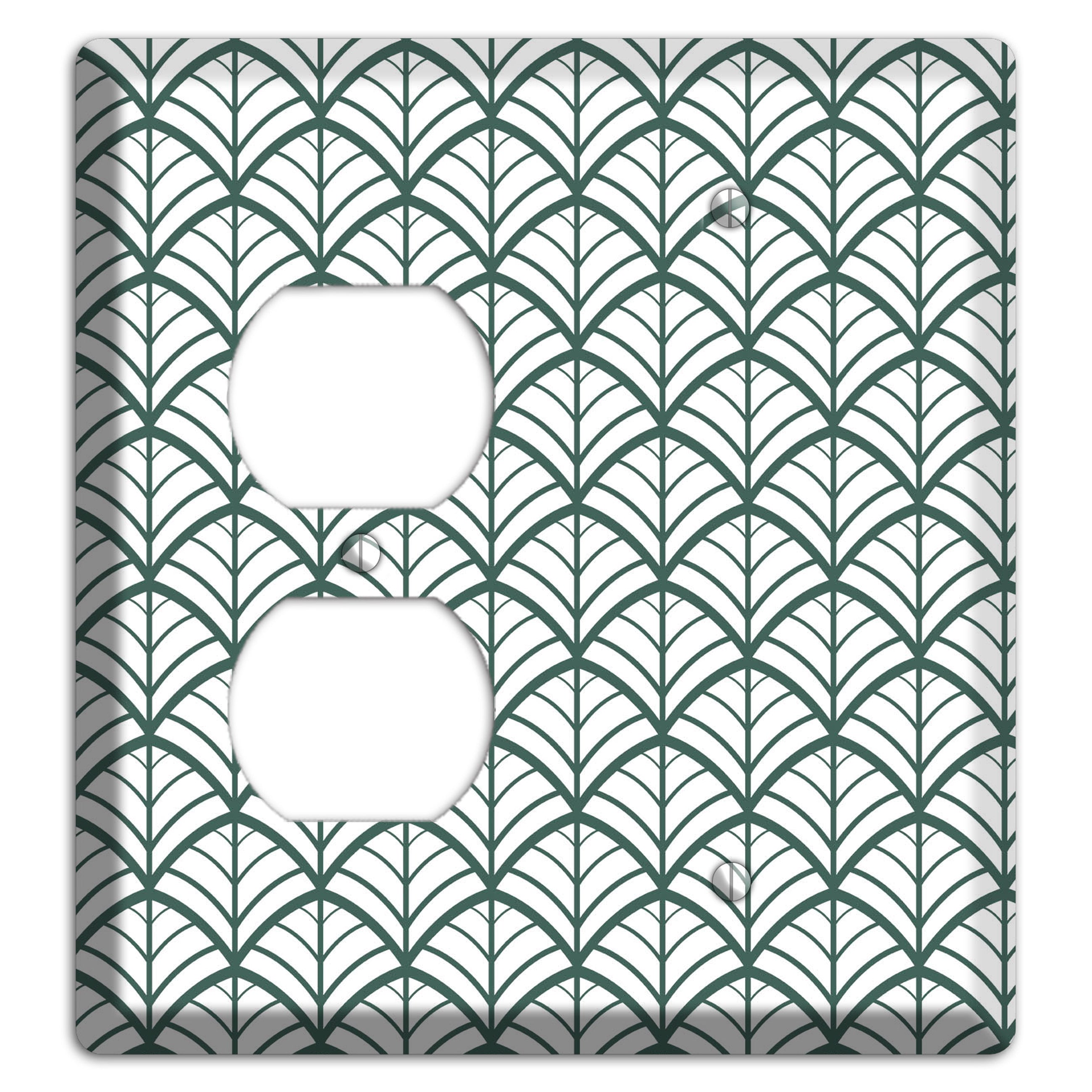 Leaves Style U Duplex / Blank Wallplate