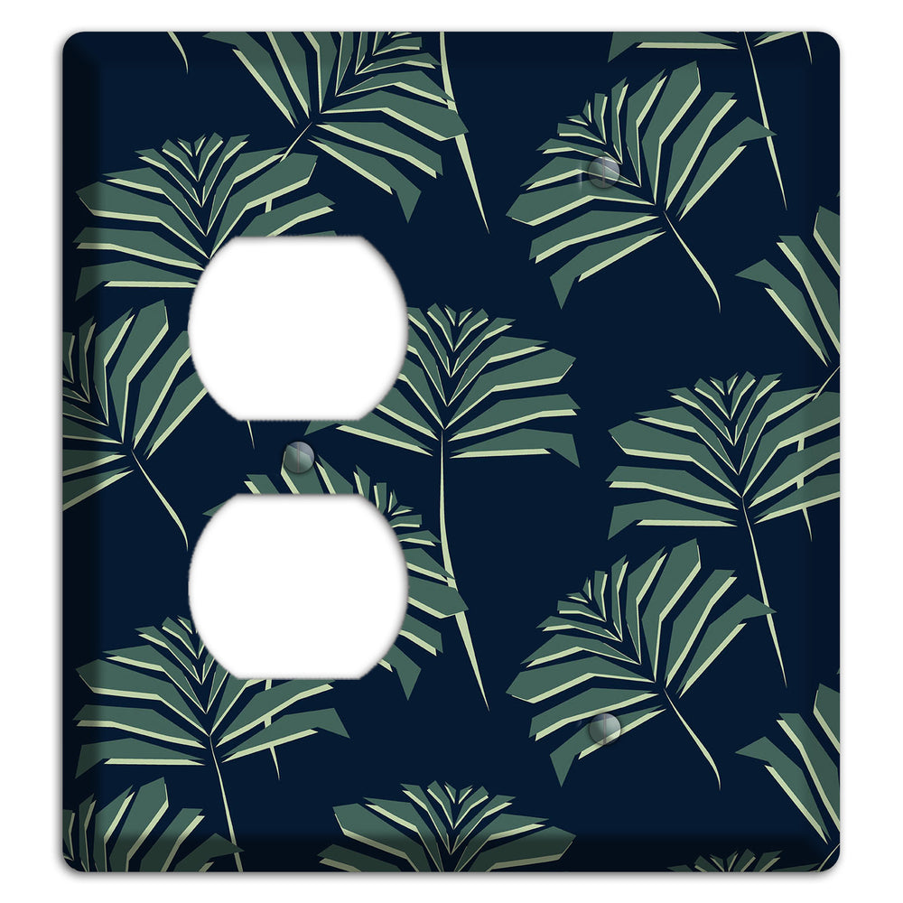 Leaves Style C Duplex / Blank Wallplate