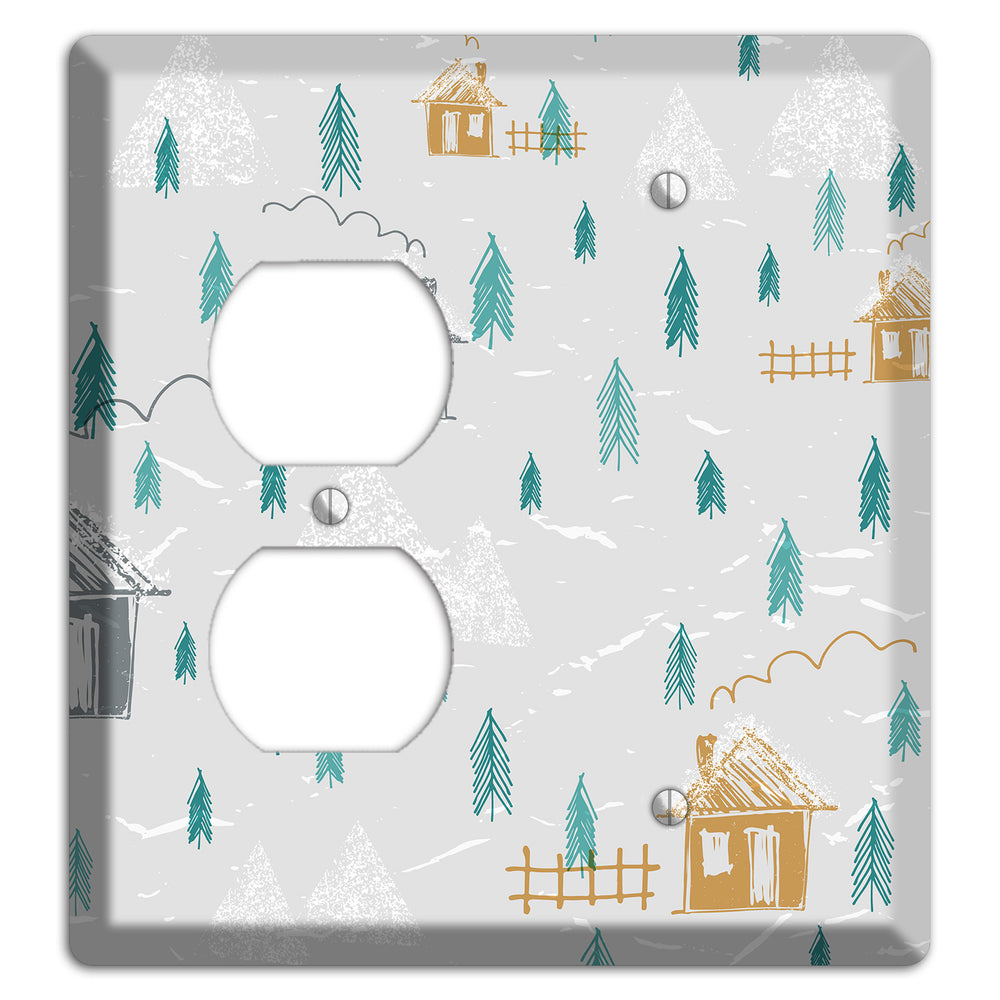 Wildlife Neighborhoods 2 Duplex / Blank Wallplate