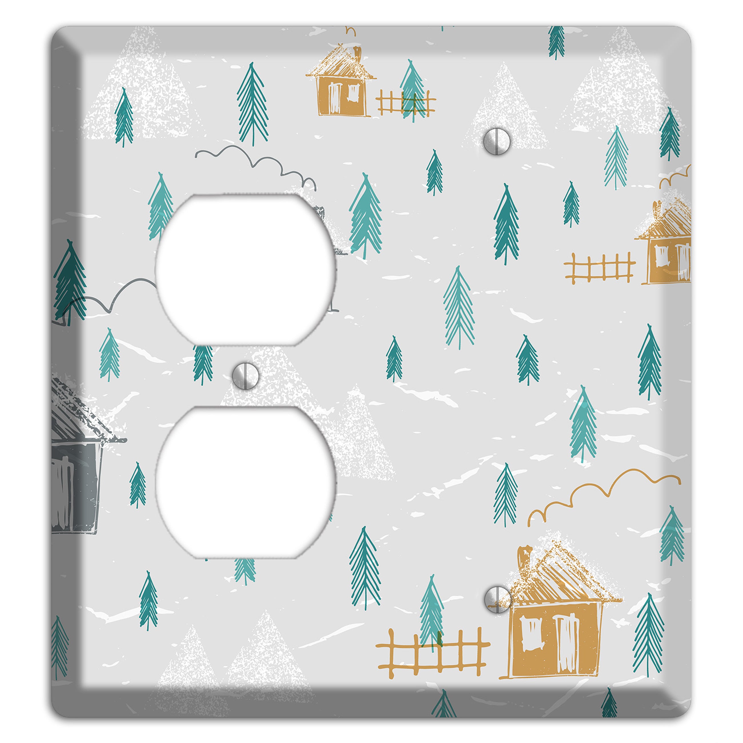 Wildlife Neighborhoods 2 Duplex / Blank Wallplate