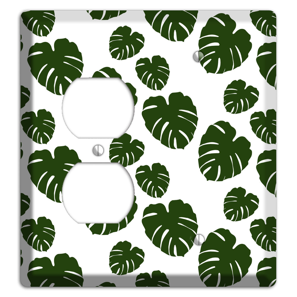 Leaves Style JJ Duplex / Blank Wallplate