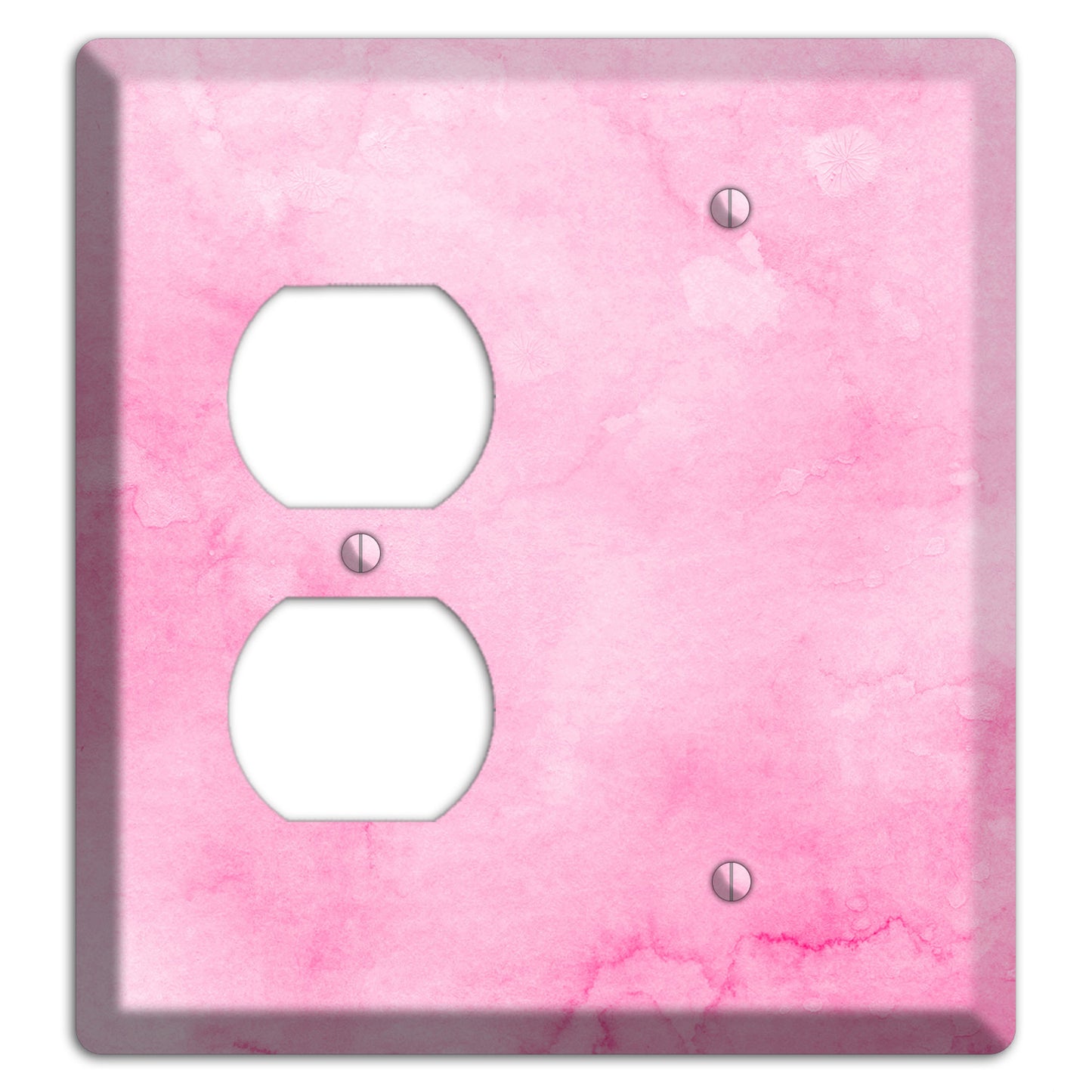 Cinderella Pink Texture Duplex / Blank Wallplate