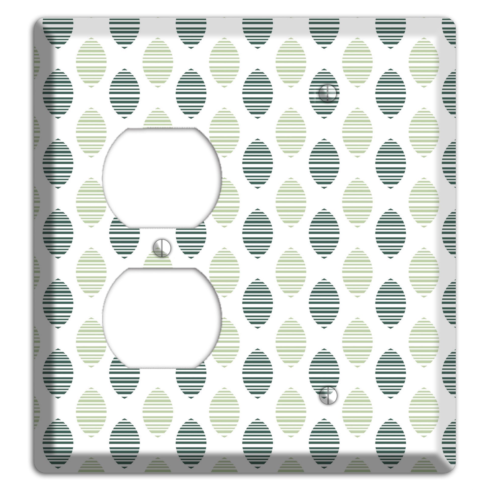 Leaves Style A Duplex / Blank Wallplate