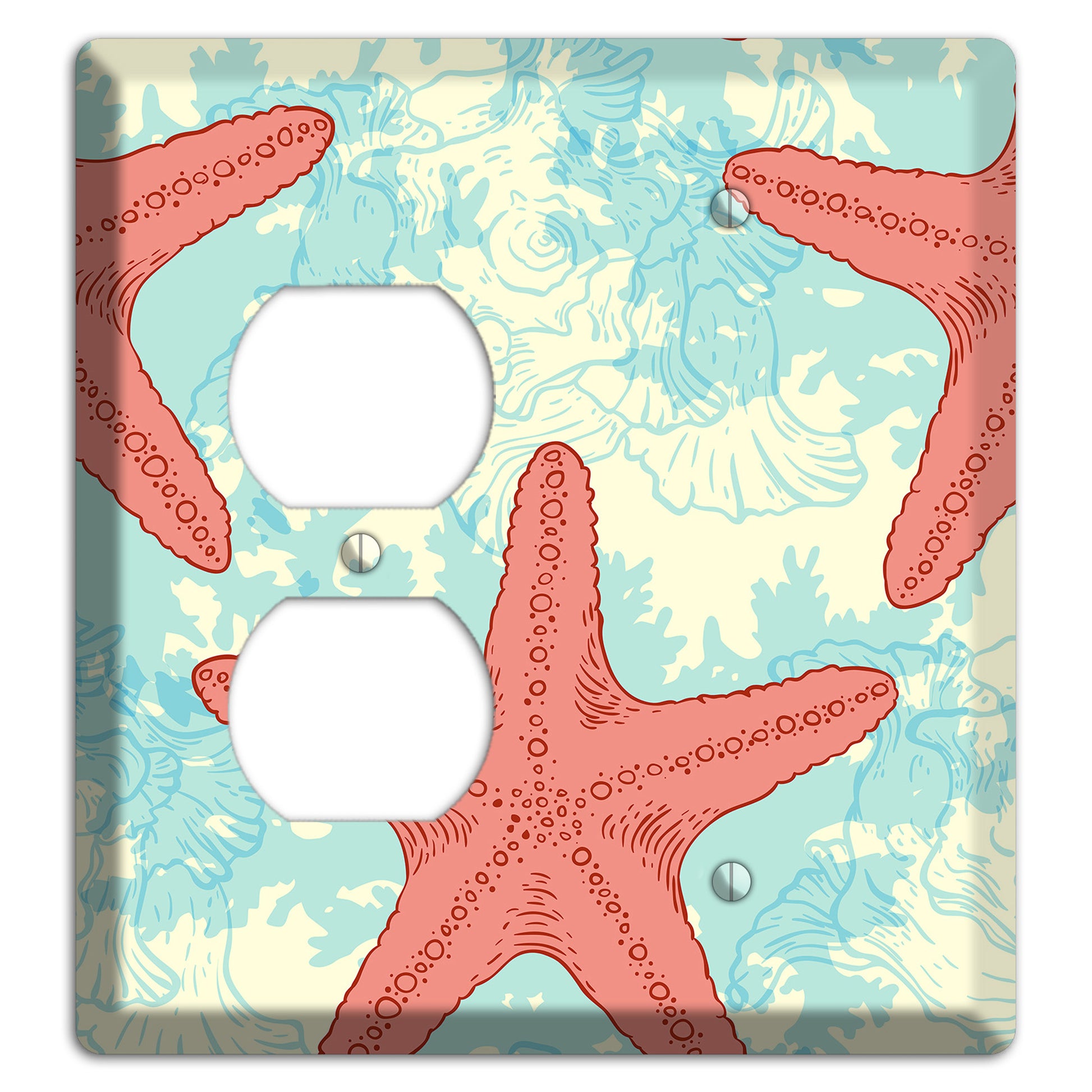 Shells 6 Duplex / Blank Wallplate