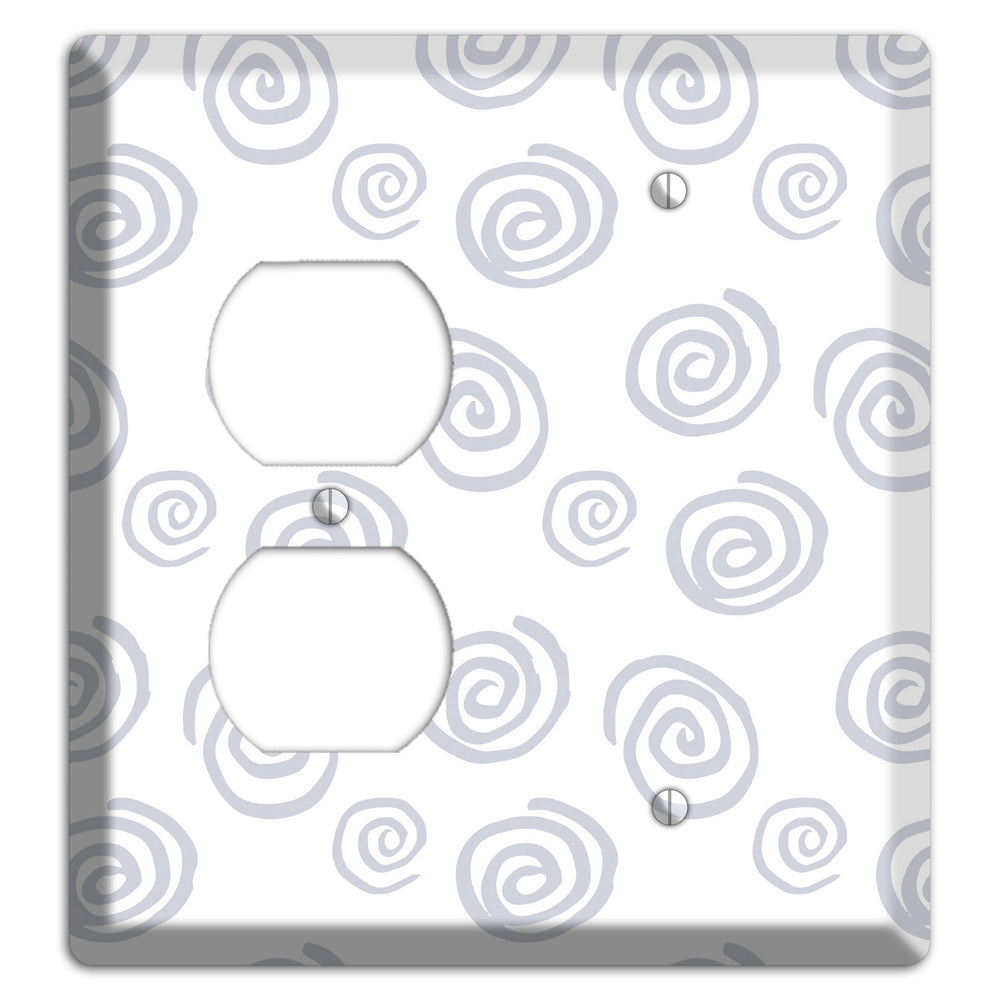 Abstract 11 Duplex / Blank Wallplate