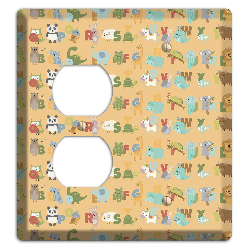 Animal Alphabet 1 Duplex / Blank Wallplate
