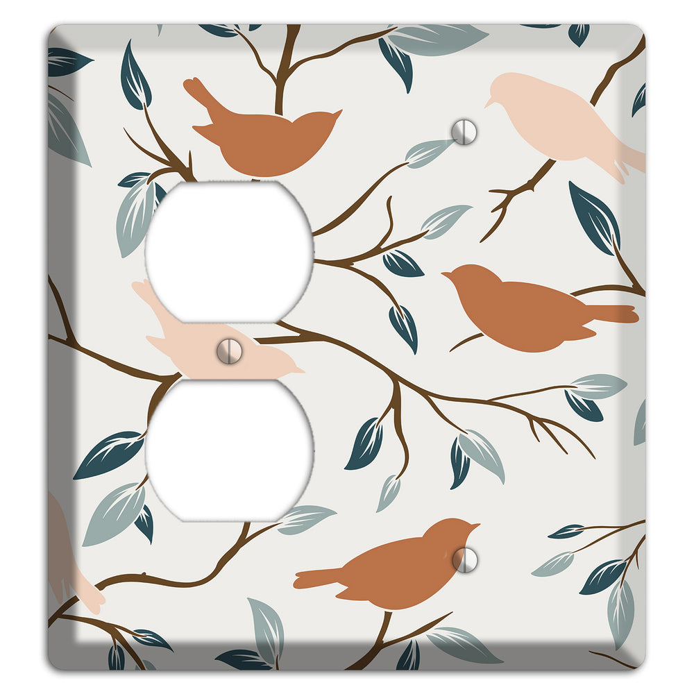 Bird Branch 1 Duplex / Blank Wallplate