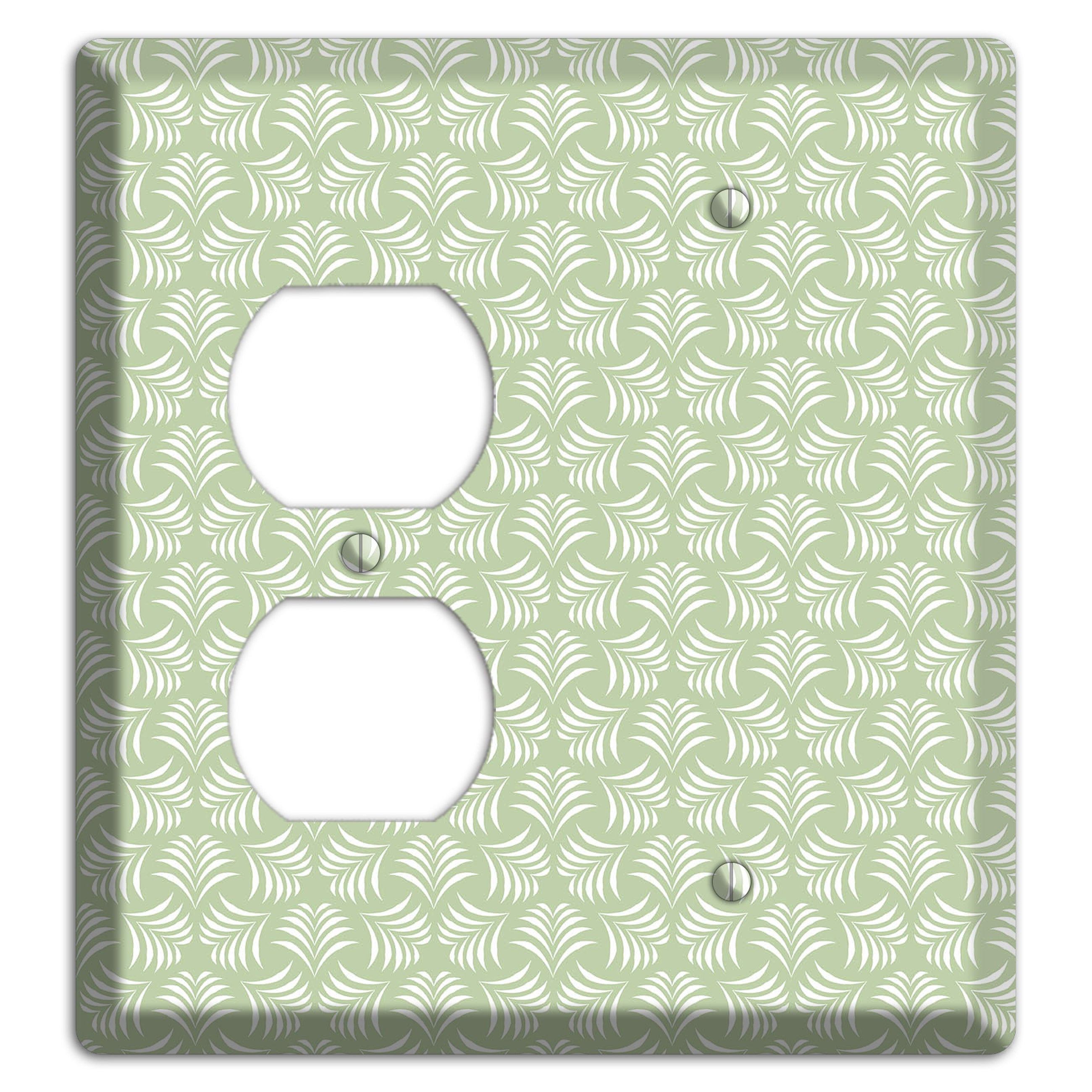 Leaves Style V Duplex / Blank Wallplate