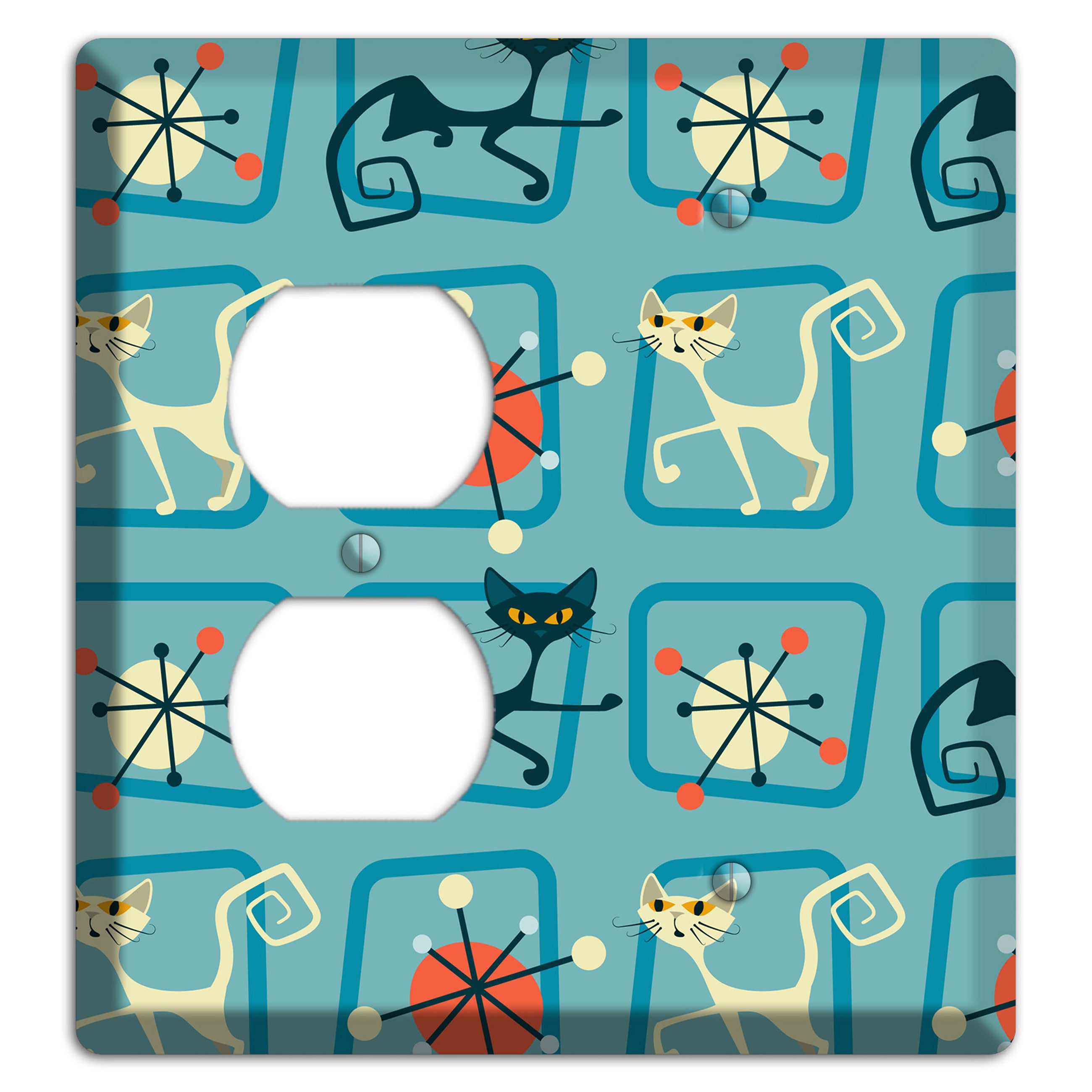 Relaxing Kitties Duplex / Blank Wallplate
