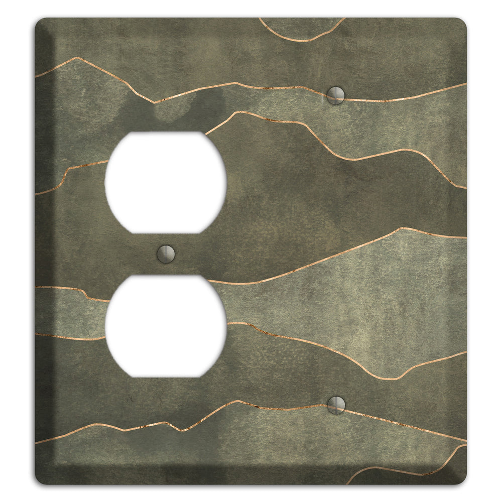 Jade Mountain Range Duplex / Blank Wallplate