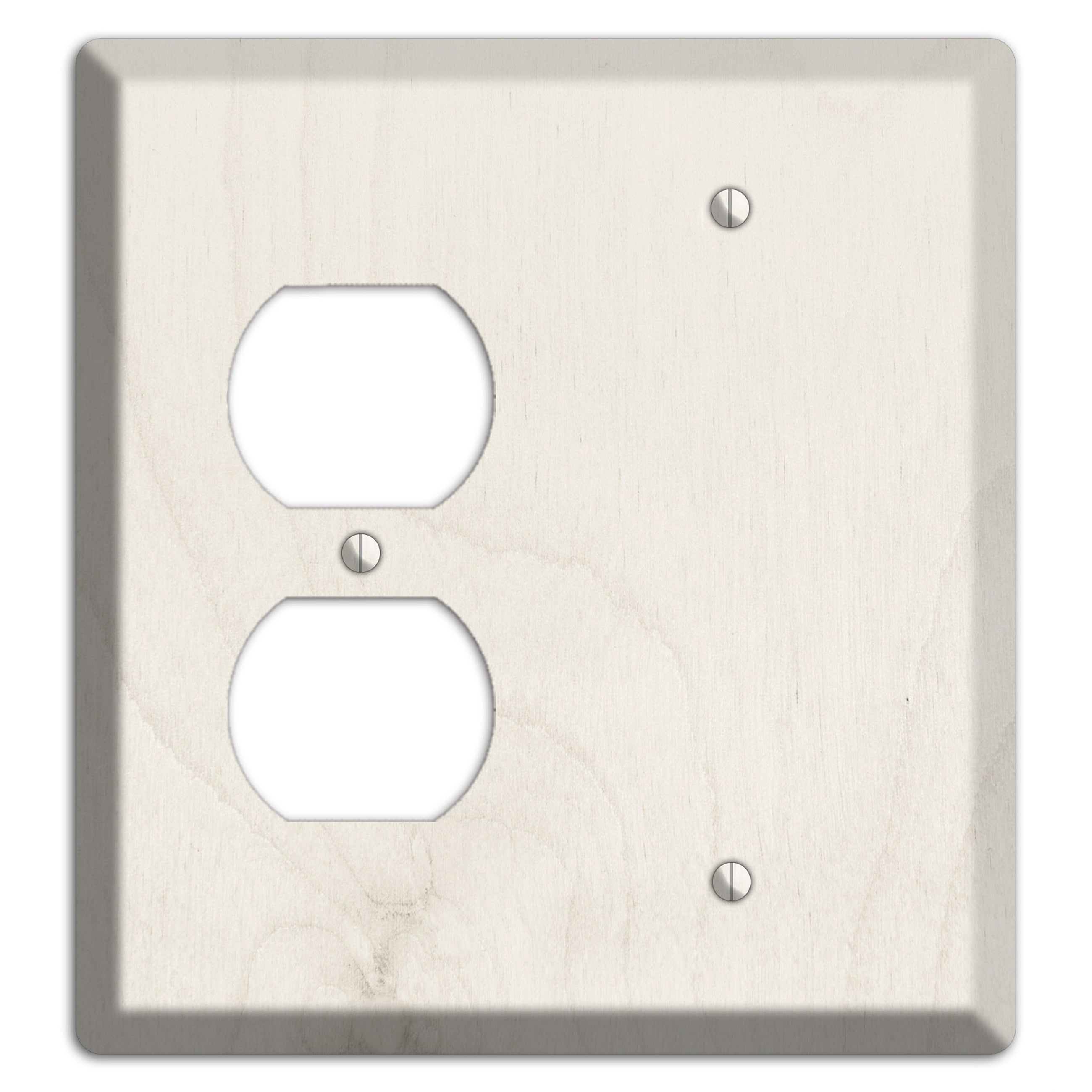 Dawn pink Antique Duplex / Blank Wallplate