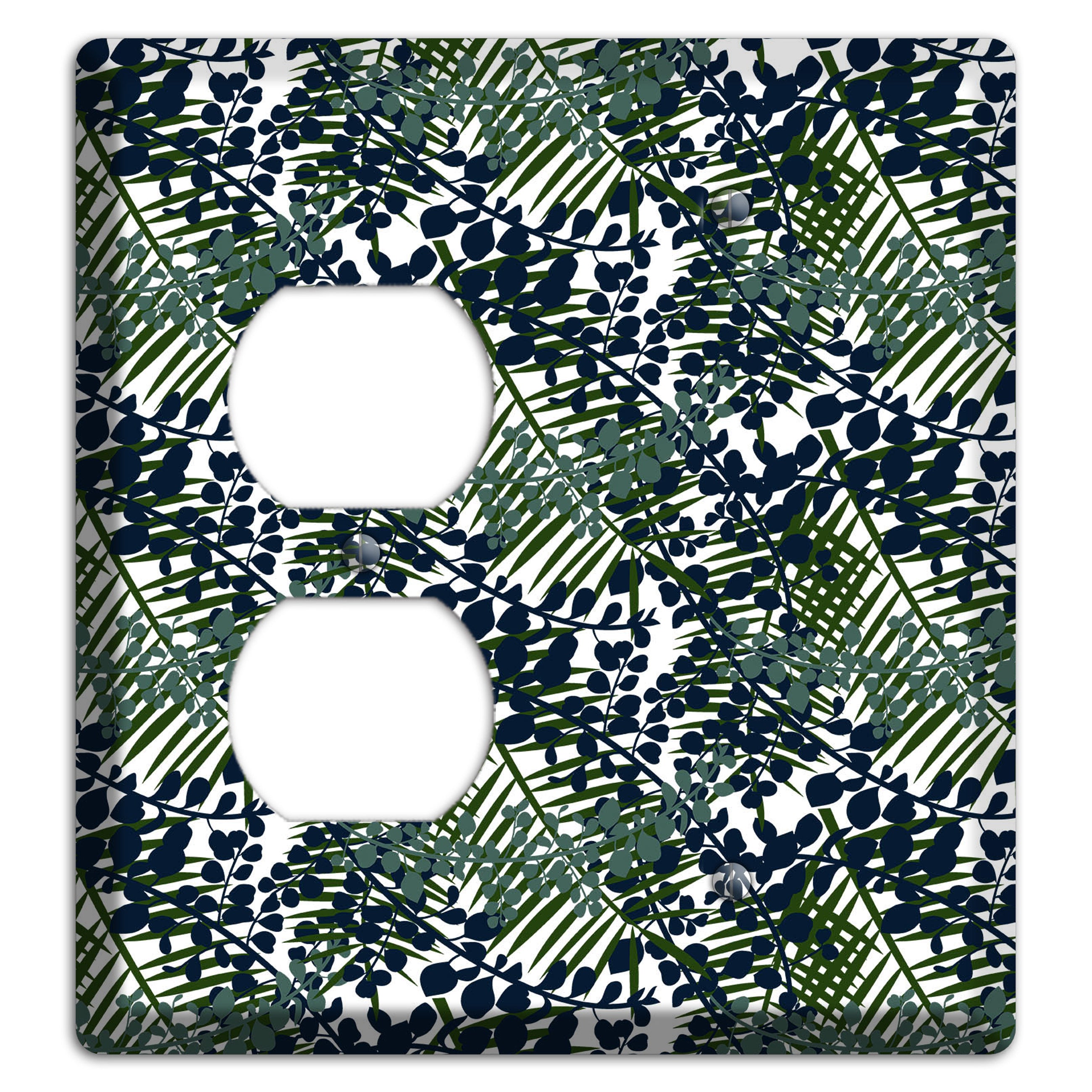 Leaves Style R Duplex / Blank Wallplate