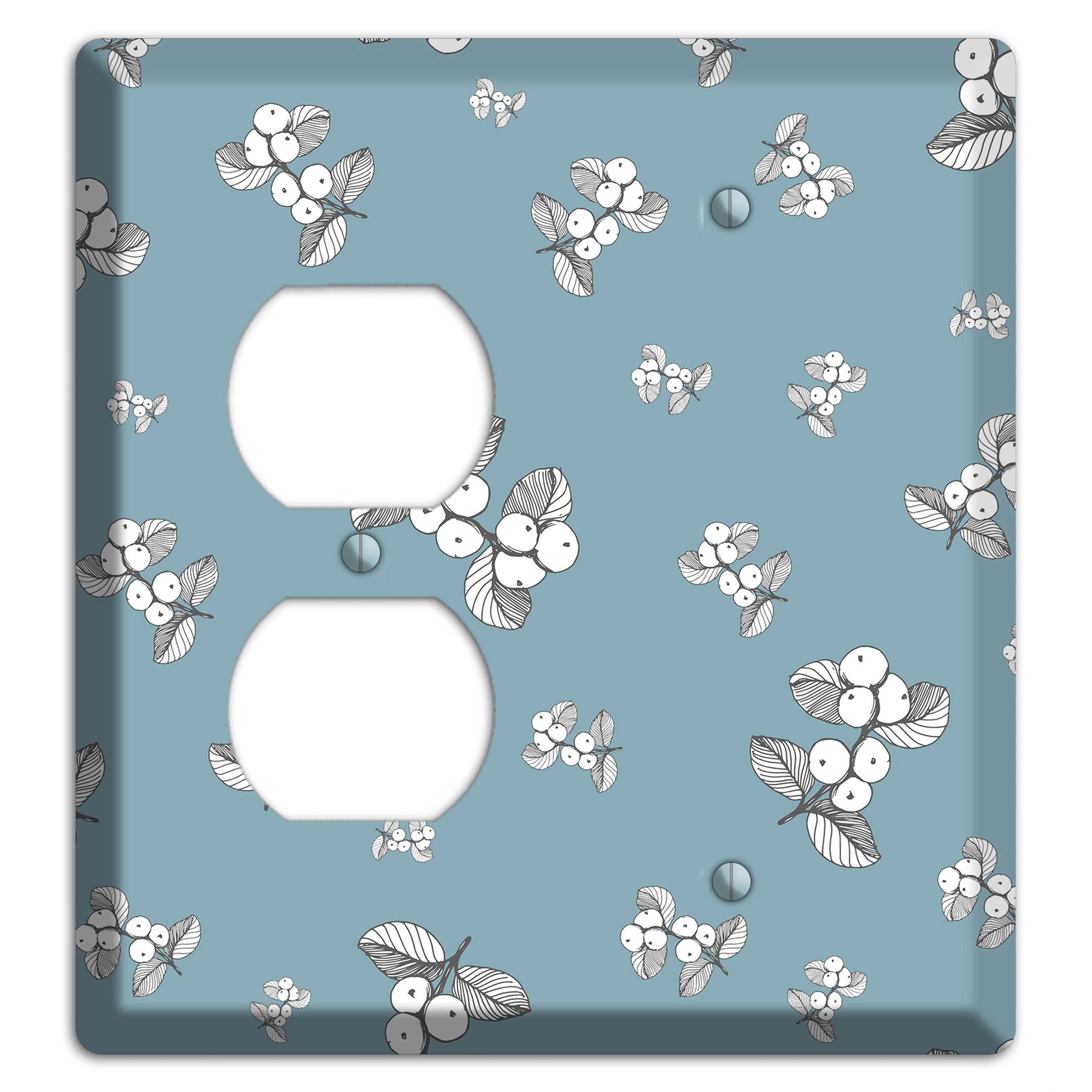 Wildlife Berry Bloom Duplex / Blank Wallplate