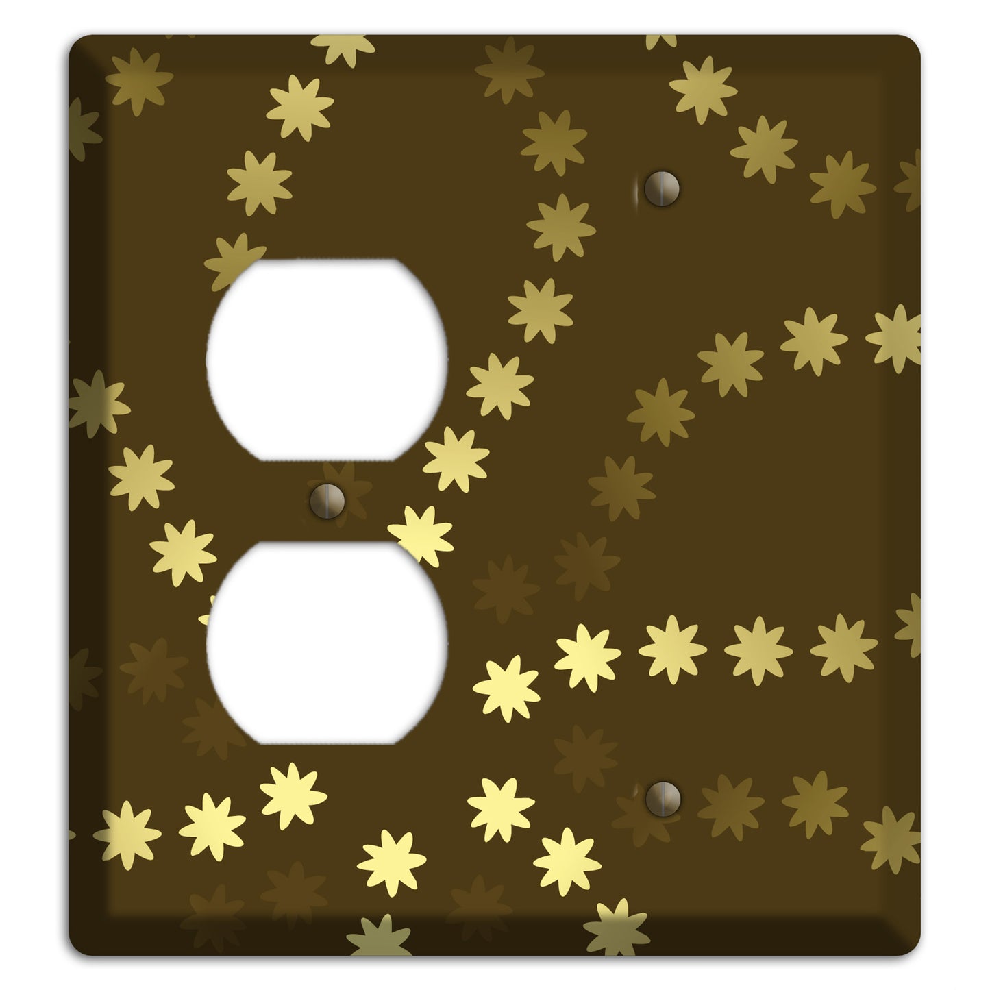 Multi Olive Constellation Duplex / Blank Wallplate