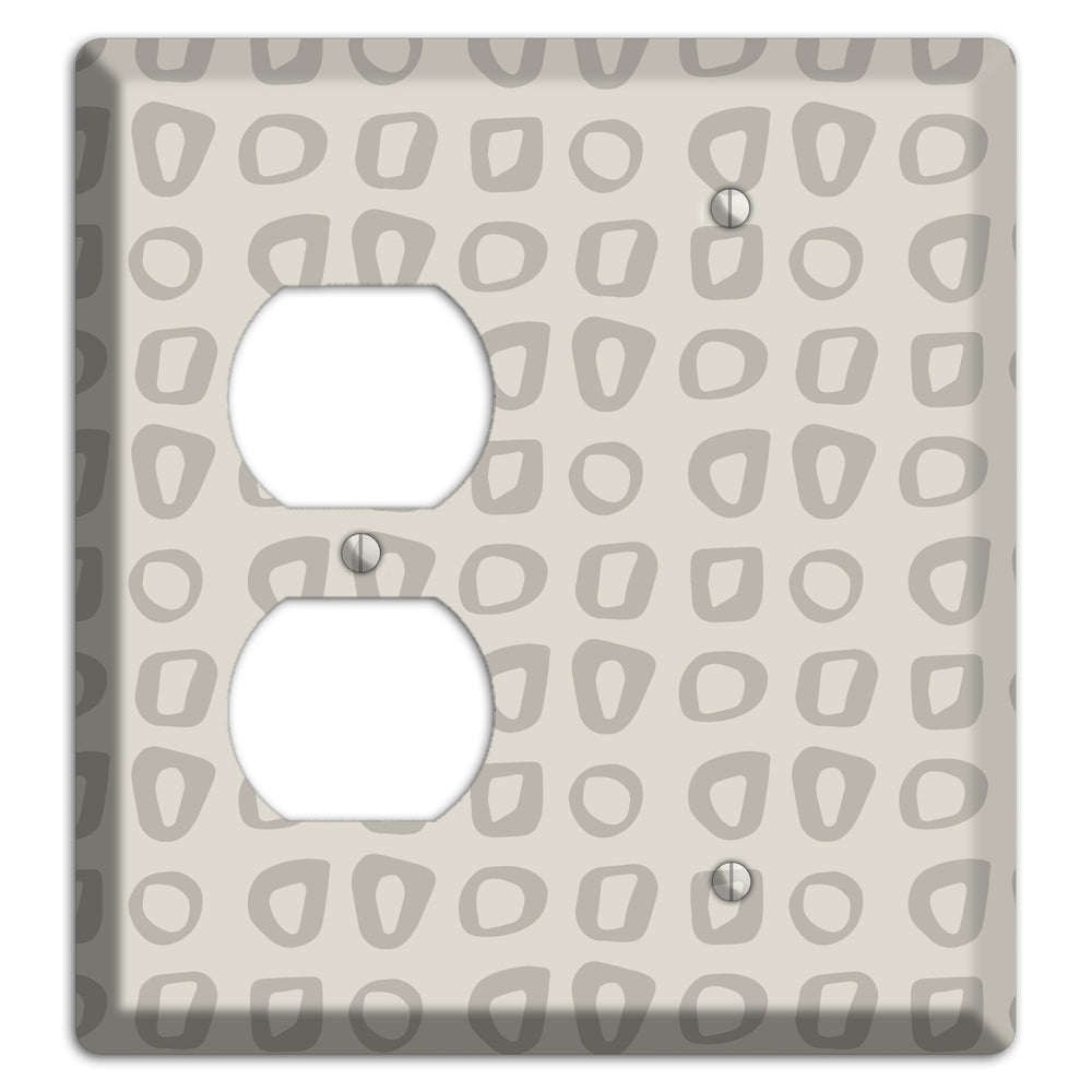 Simple Scandanavian Style V Duplex / Blank Wallplate