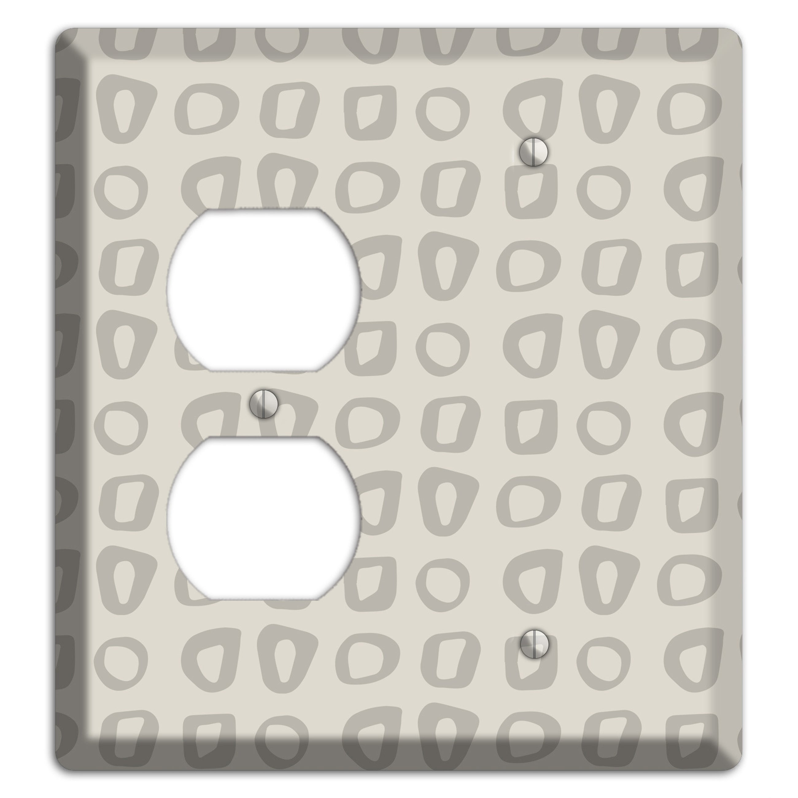 Simple Scandanavian Style V Duplex / Blank Wallplate
