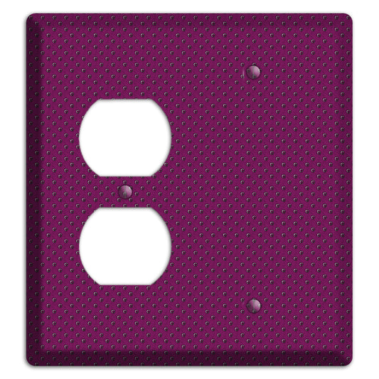 Purple Small Dots Duplex / Blank Wallplate
