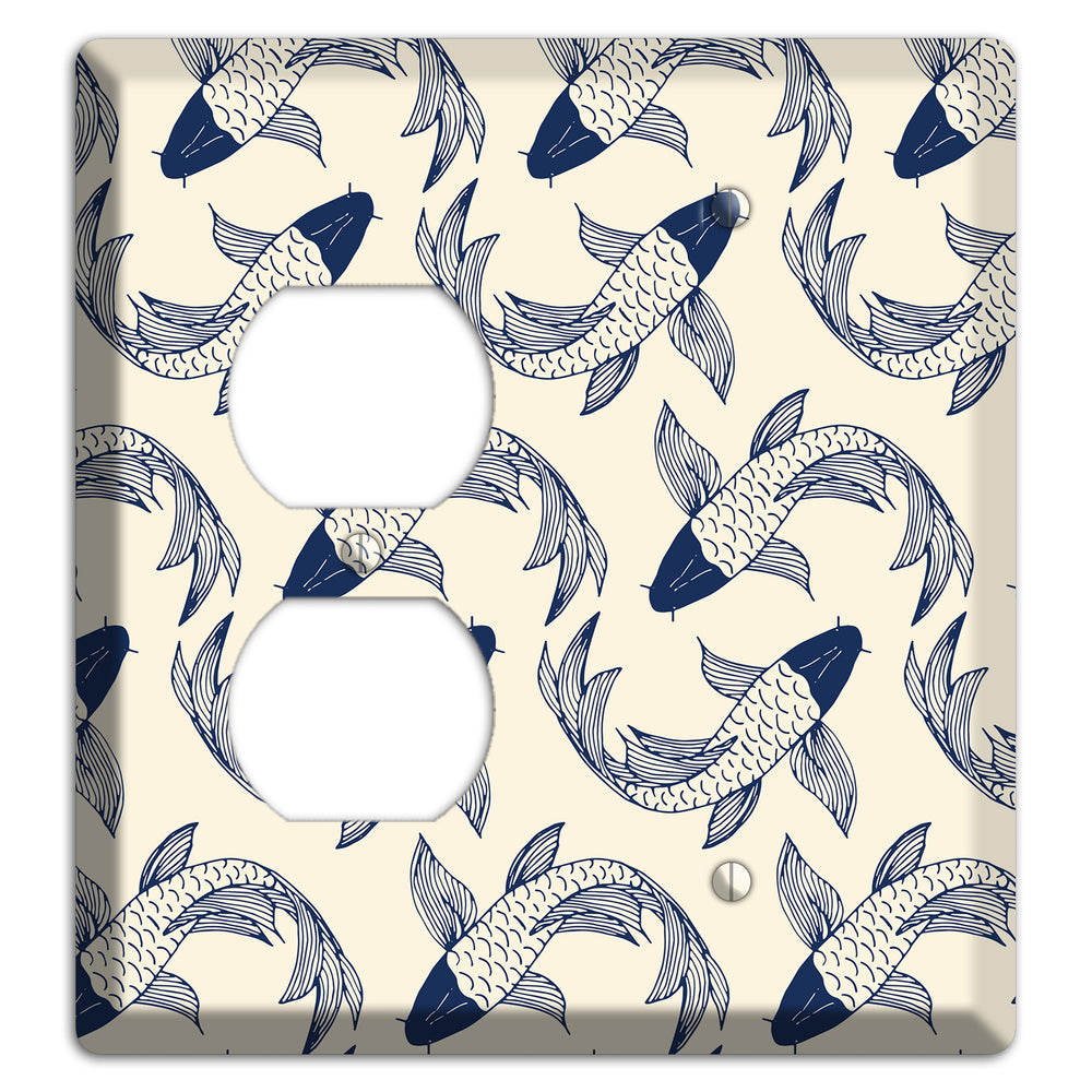 Koi Pond 2 Duplex / Blank Wallplate