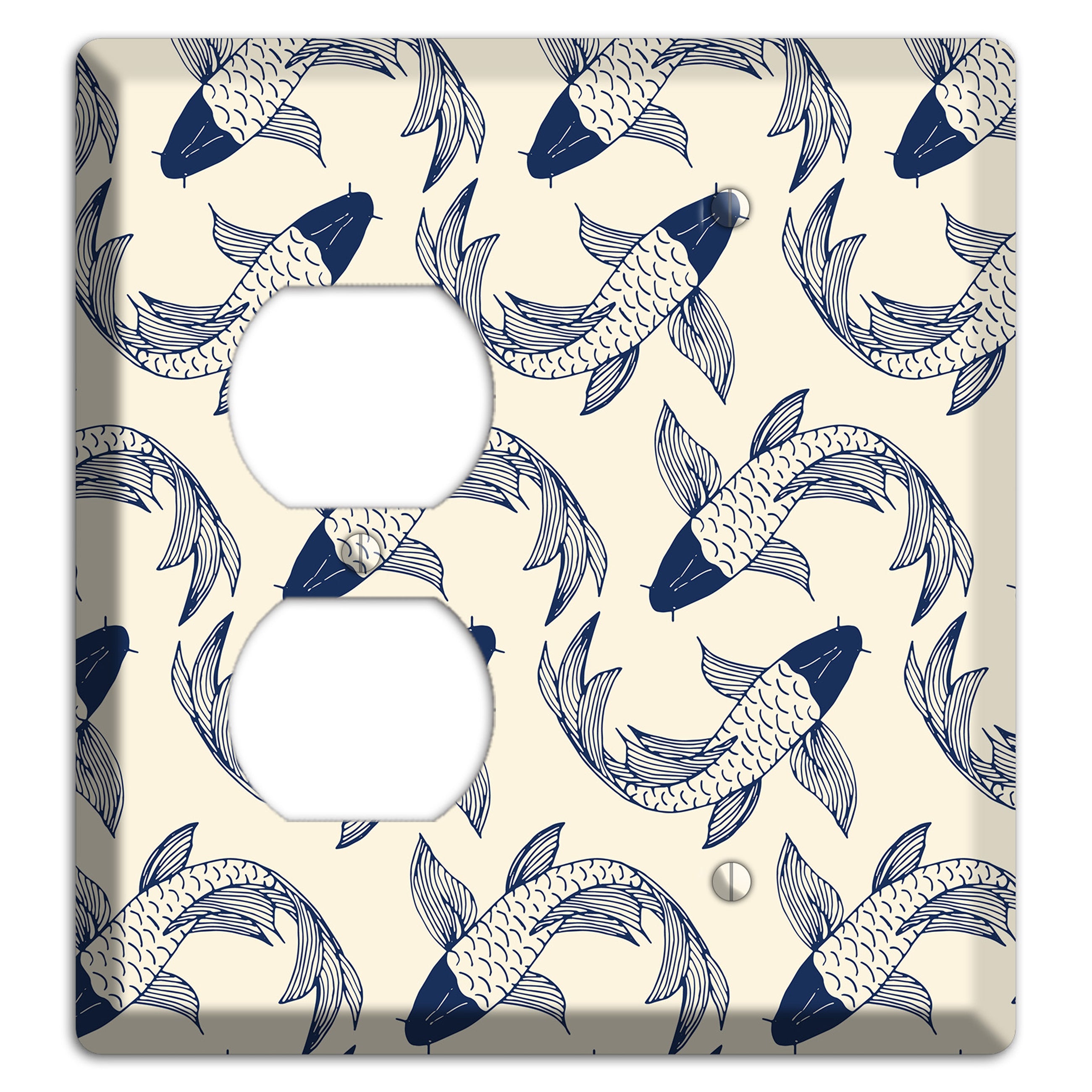 Koi Pond 2 Duplex / Blank Wallplate