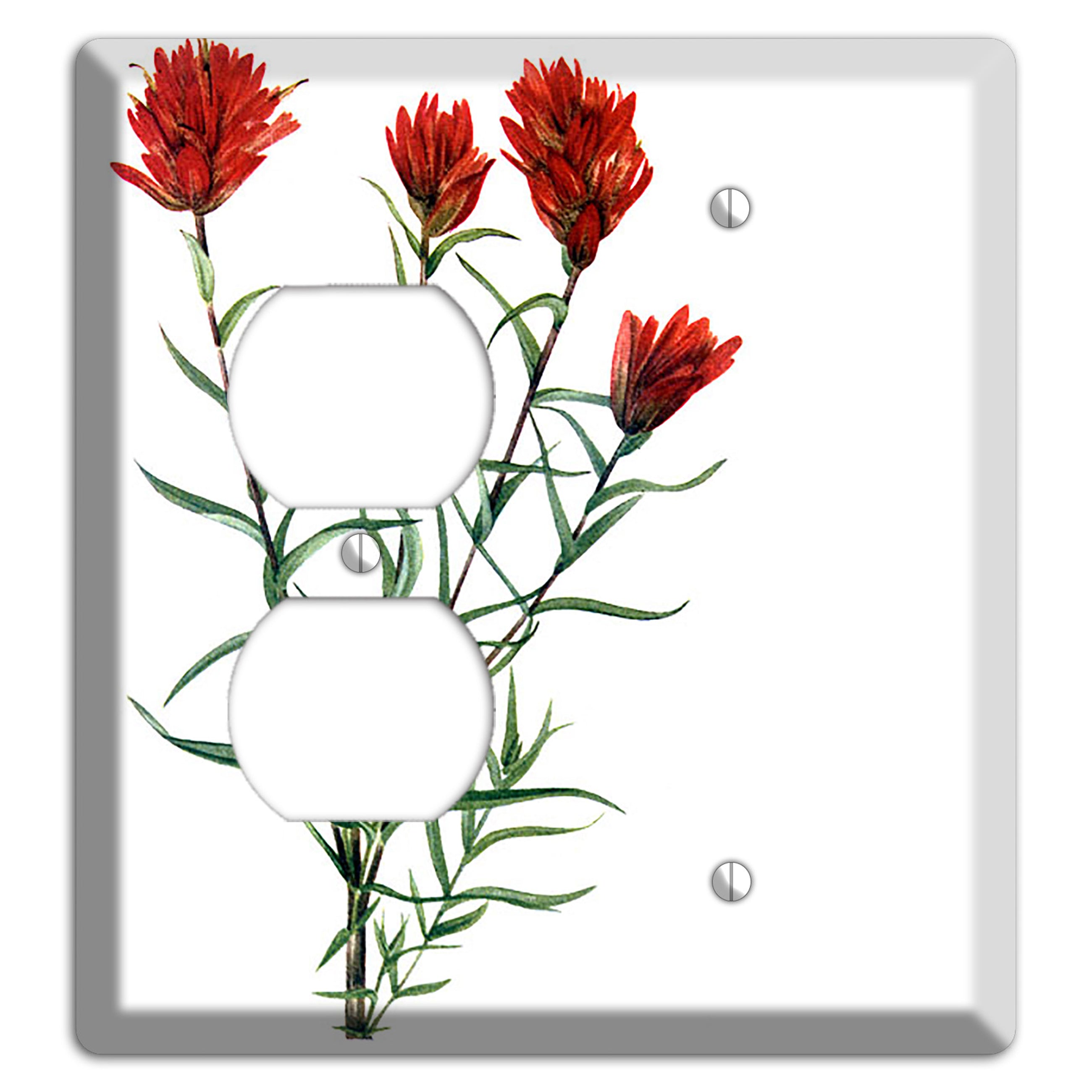 Castilleja Linarifolia Duplex / Blank Wallplate