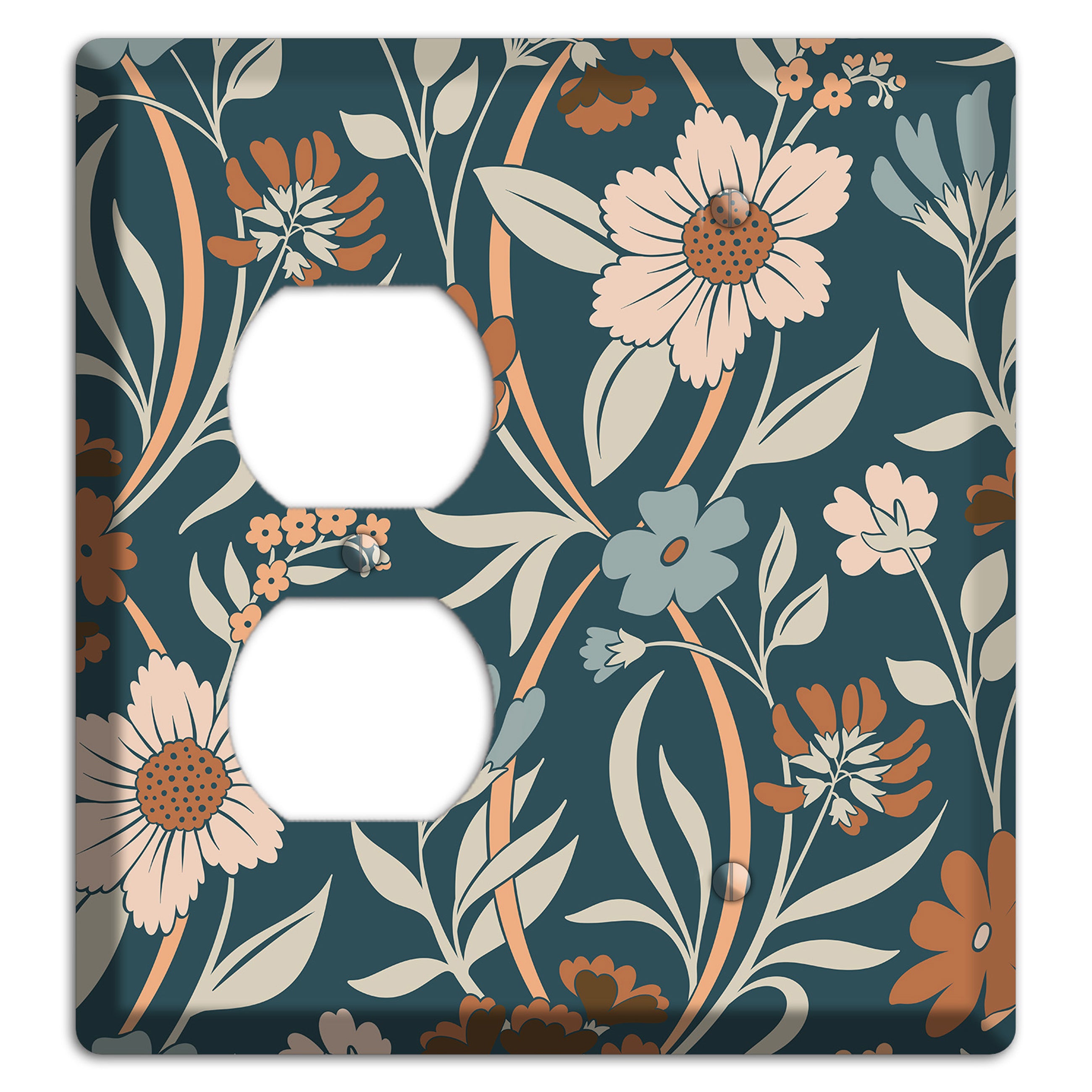 Summer Floral 1 Duplex / Blank Wallplate