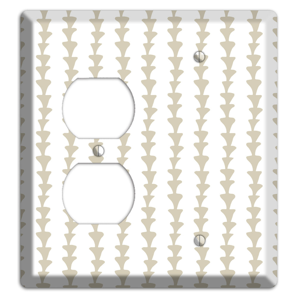 Simple Scandanavian Style A Duplex / Blank Wallplate