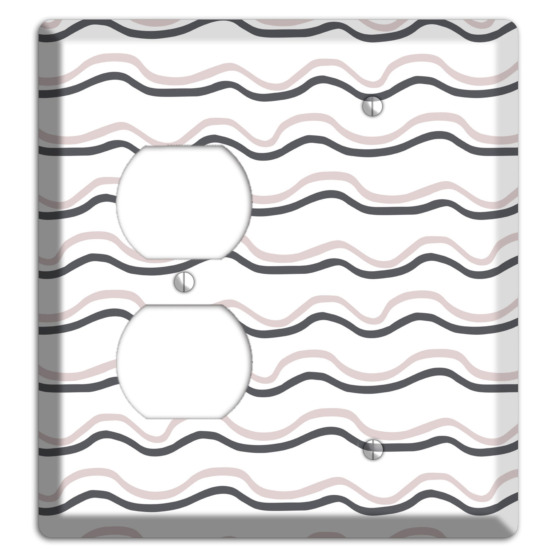 Abstract 30 Duplex / Blank Wallplate