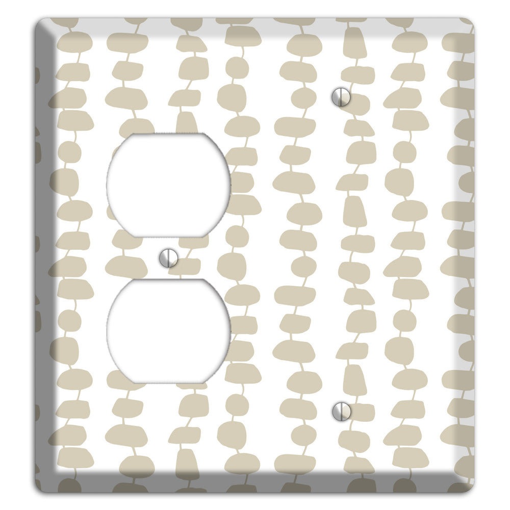 Simple Scandanavian Style M Duplex / Blank Wallplate