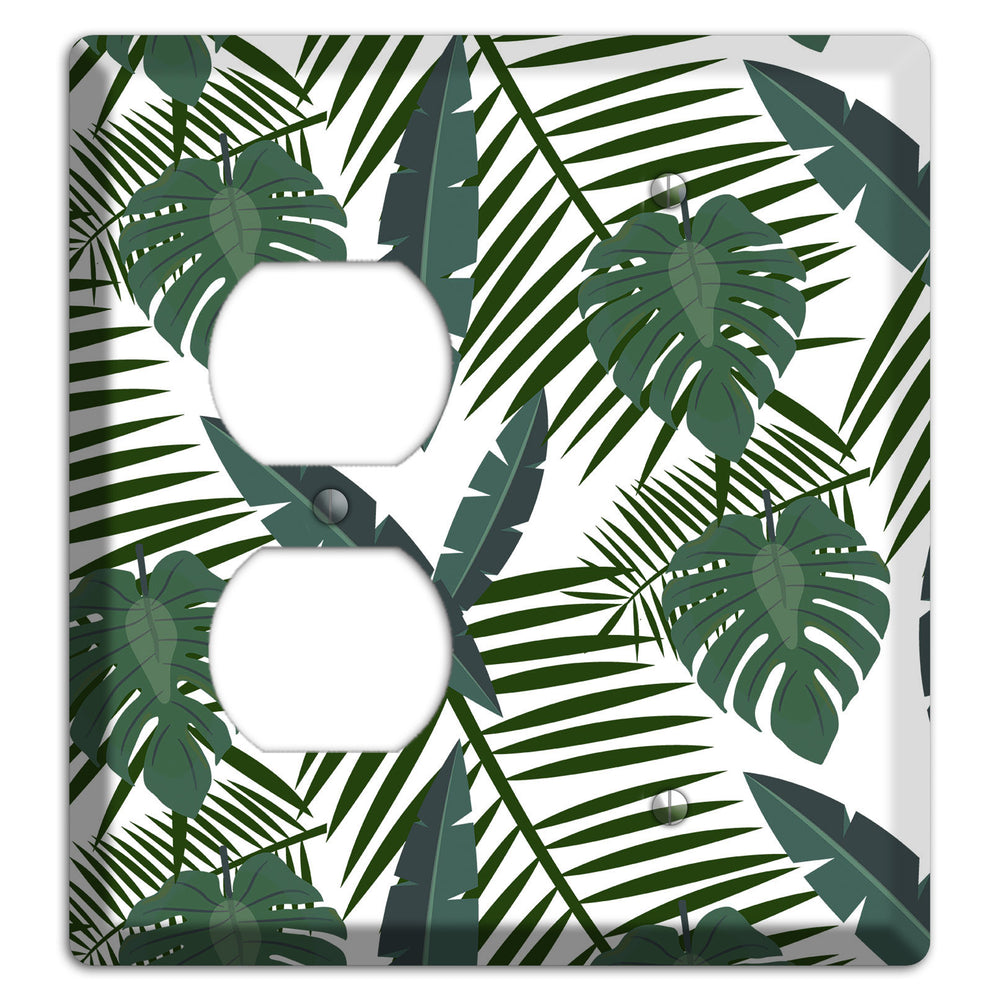 Leaves Style FF Duplex / Blank Wallplate