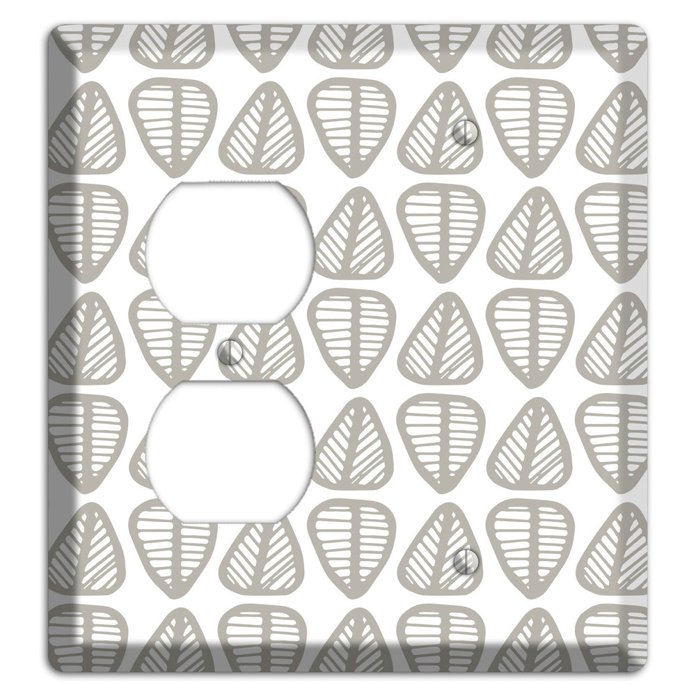 Simple Scandanavian Style B Duplex / Blank Wallplate