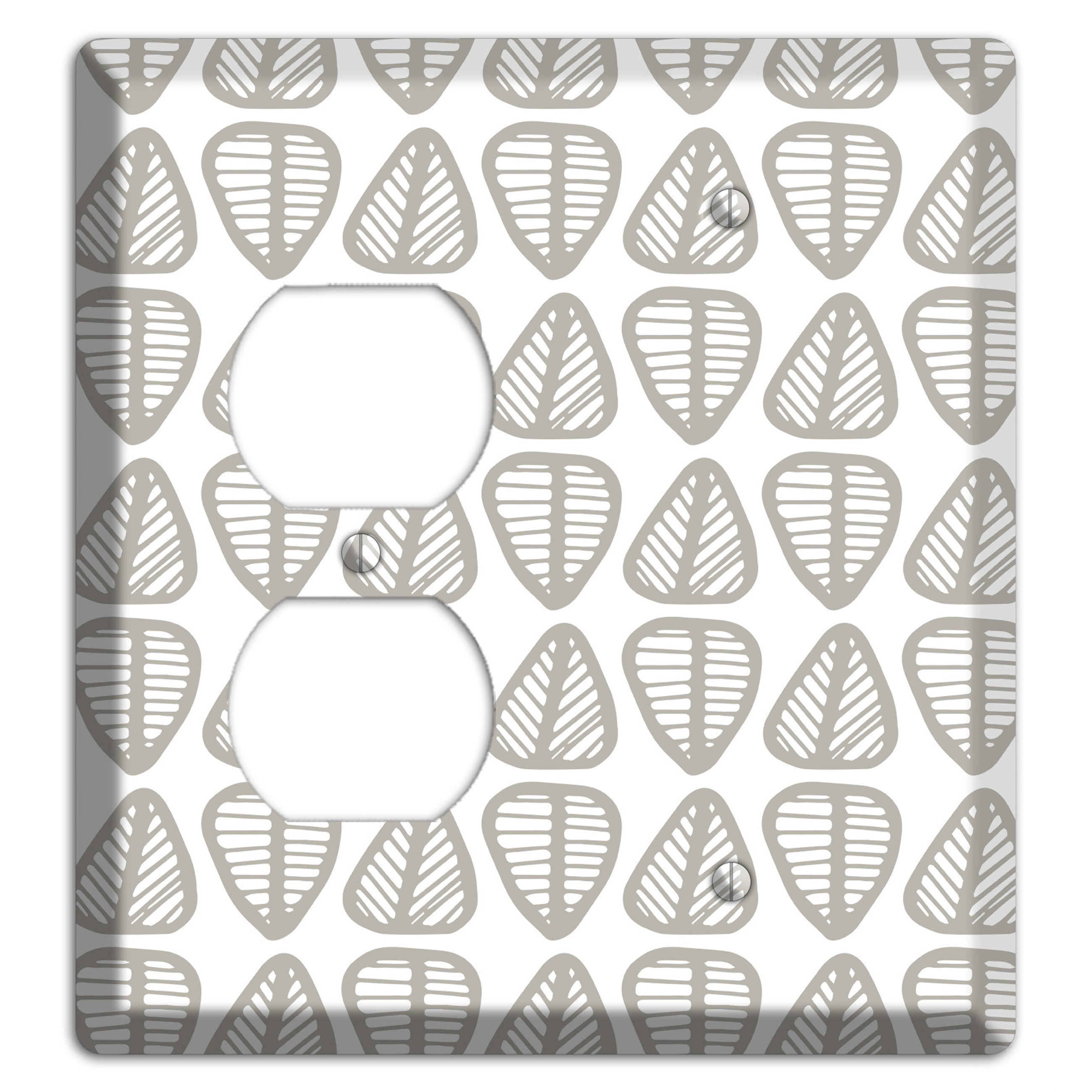 Simple Scandanavian Style B Duplex / Blank Wallplate