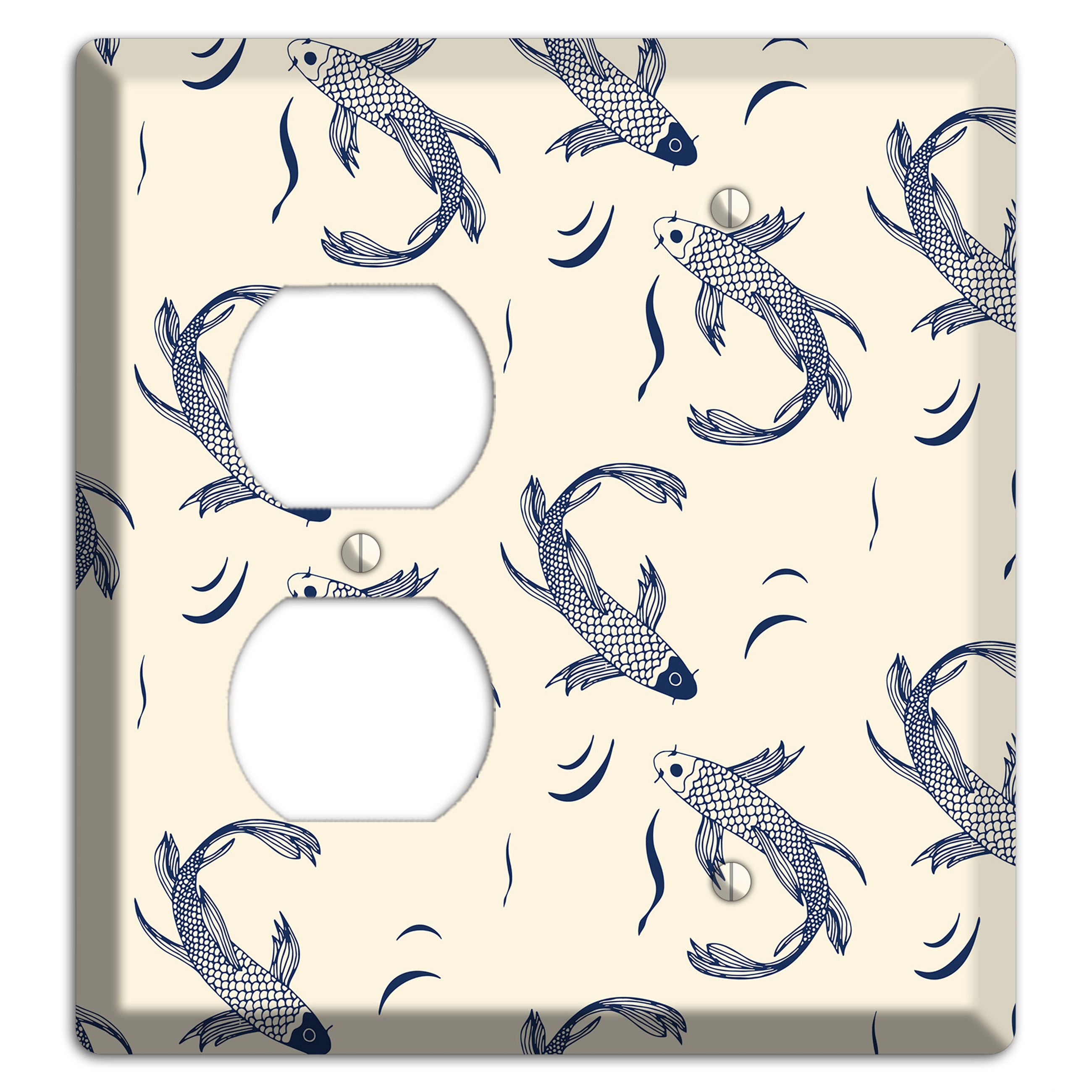 Koi Pond 1 Duplex / Blank Wallplate