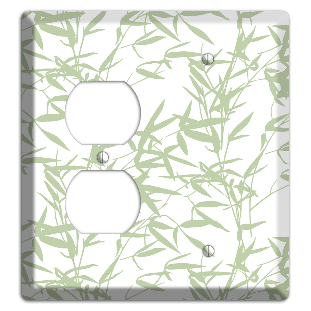 Leaves Style P Duplex / Blank Wallplate