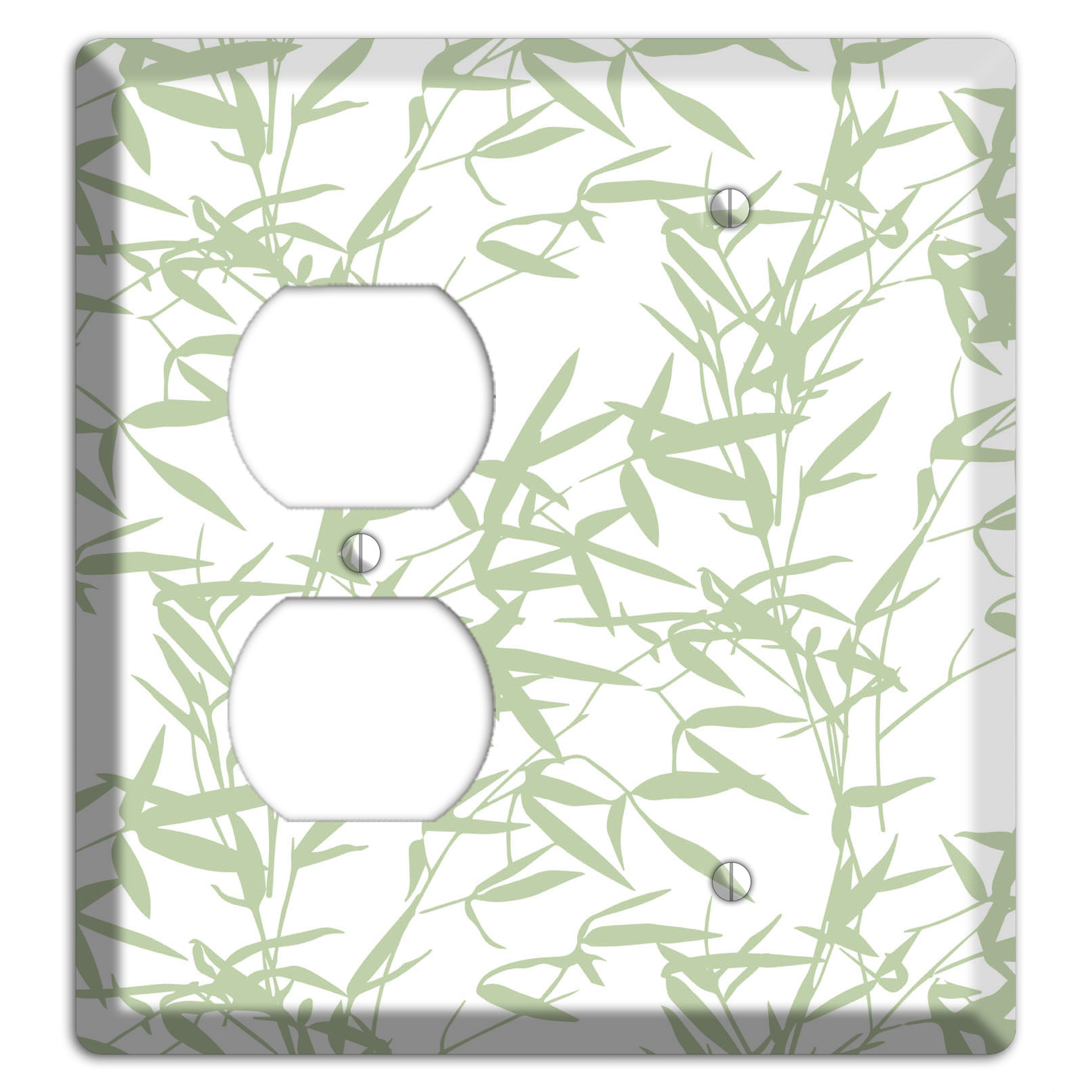 Leaves Style P Duplex / Blank Wallplate