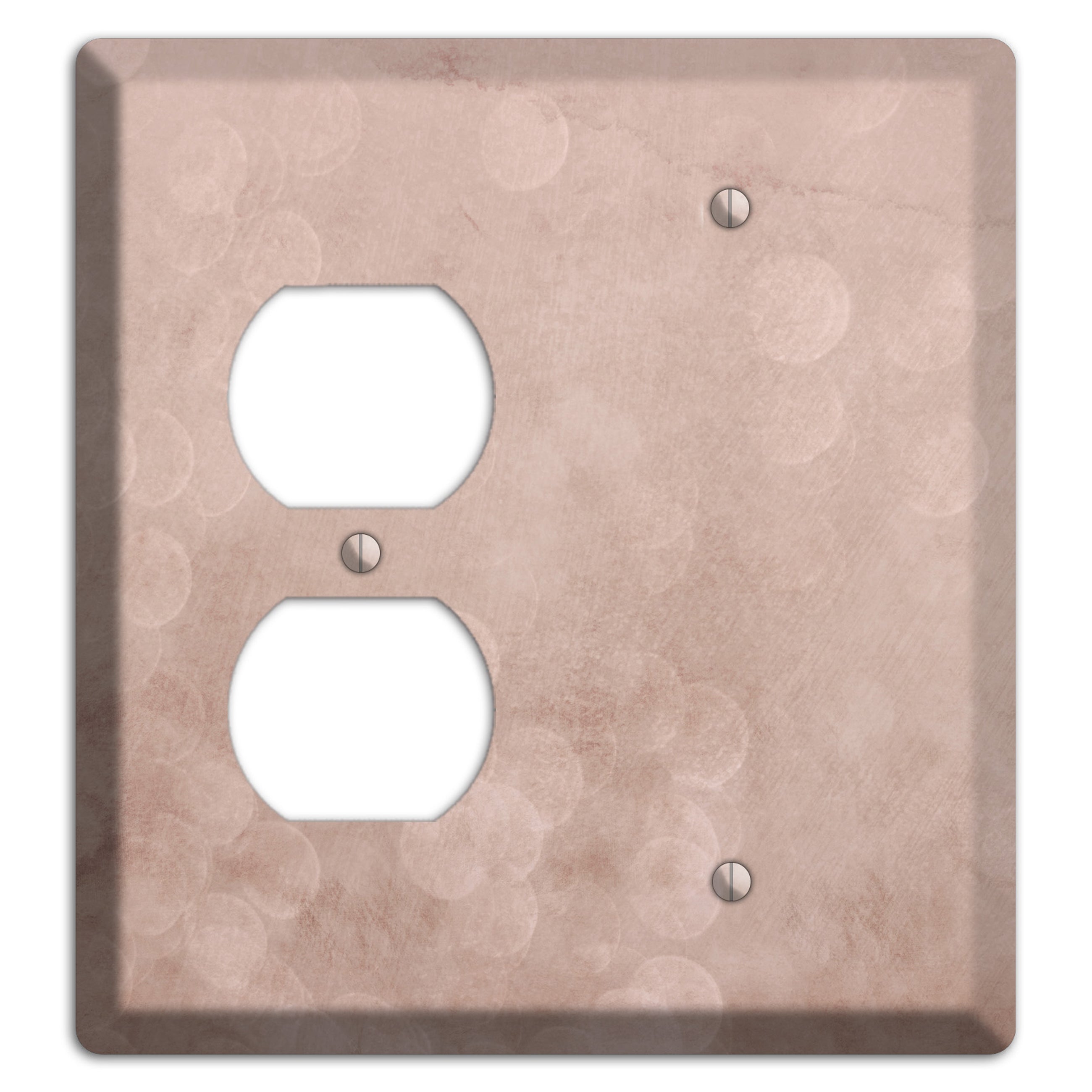Blush Twilight Duplex / Blank Wallplate