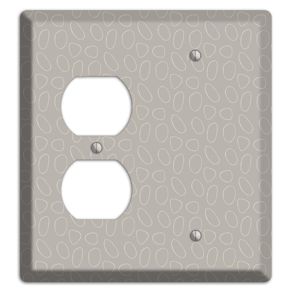 Simple Scandanavian Style E Duplex / Blank Wallplate