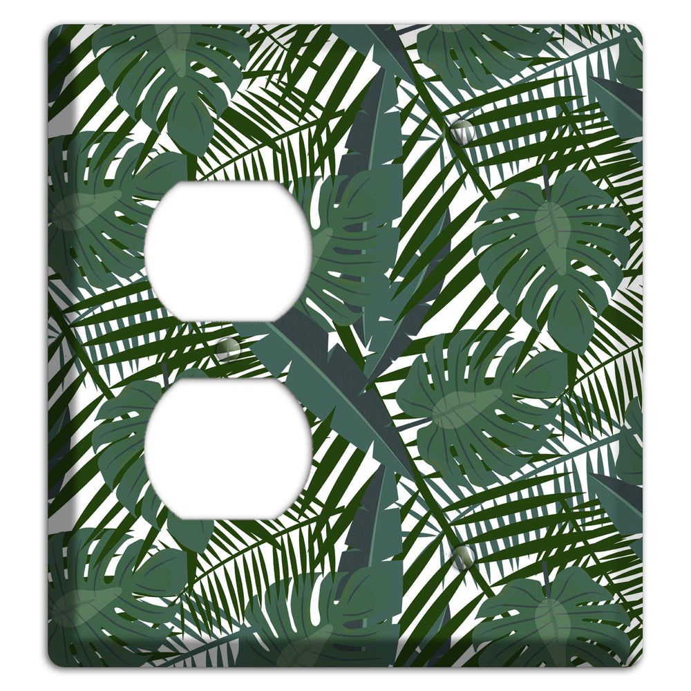Leaves Style Q Duplex / Blank Wallplate