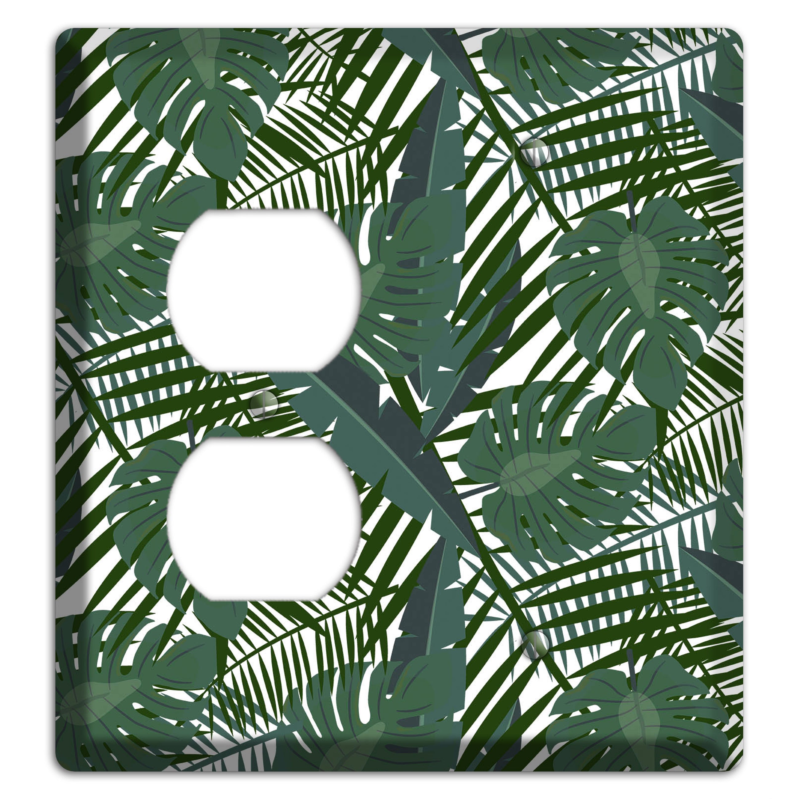 Leaves Style Q Duplex / Blank Wallplate
