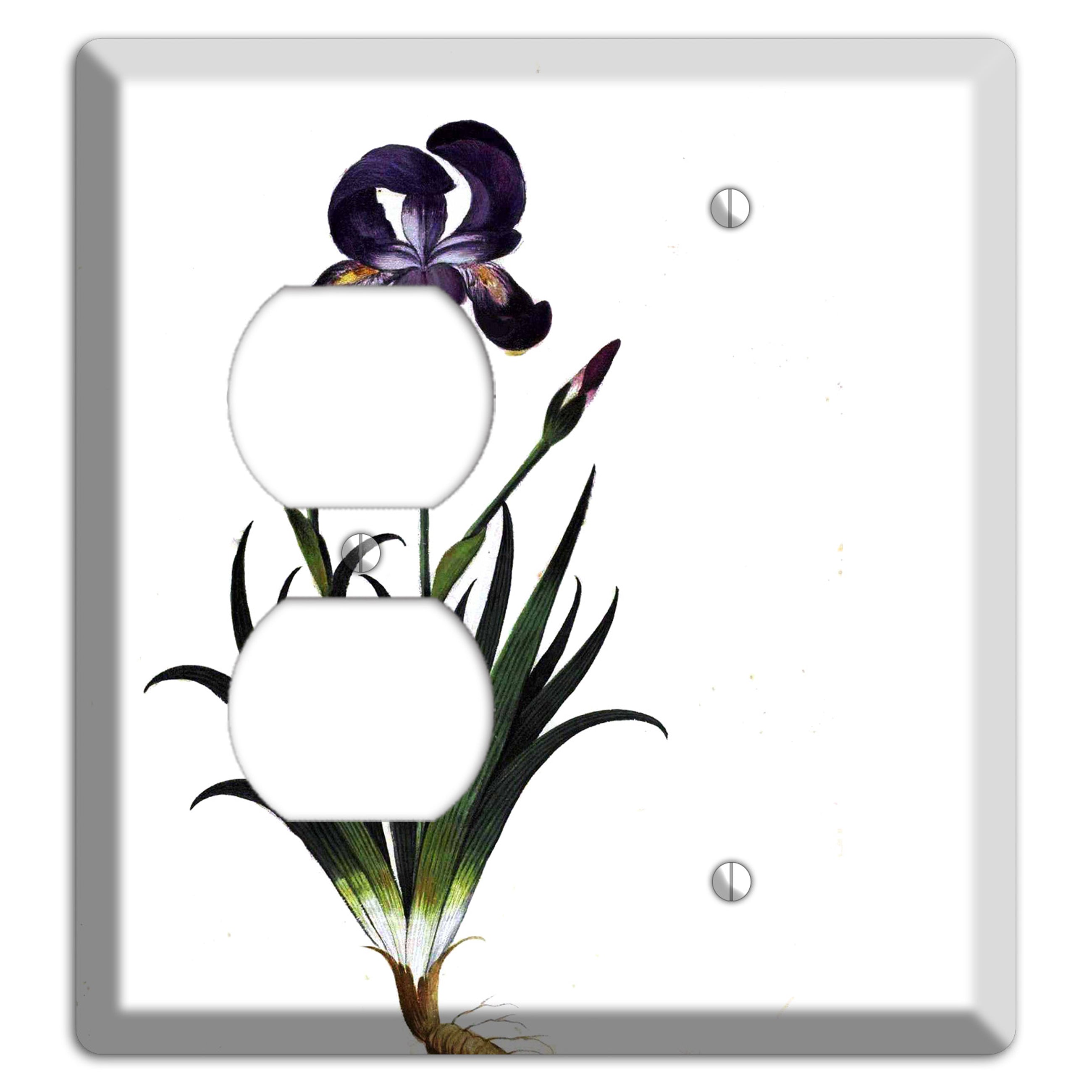Carnation Duplex / Blank Wallplate