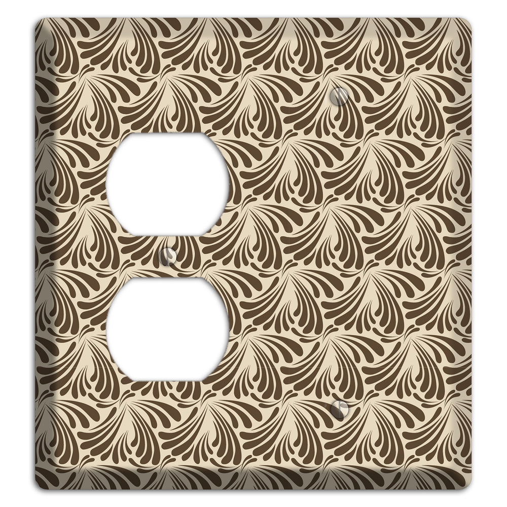 Nouveau Tear Drop Duplex / Blank Wallplate