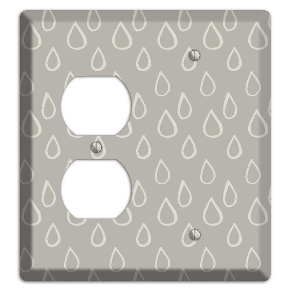 Simple Scandanavian Style N Duplex / Blank Wallplate